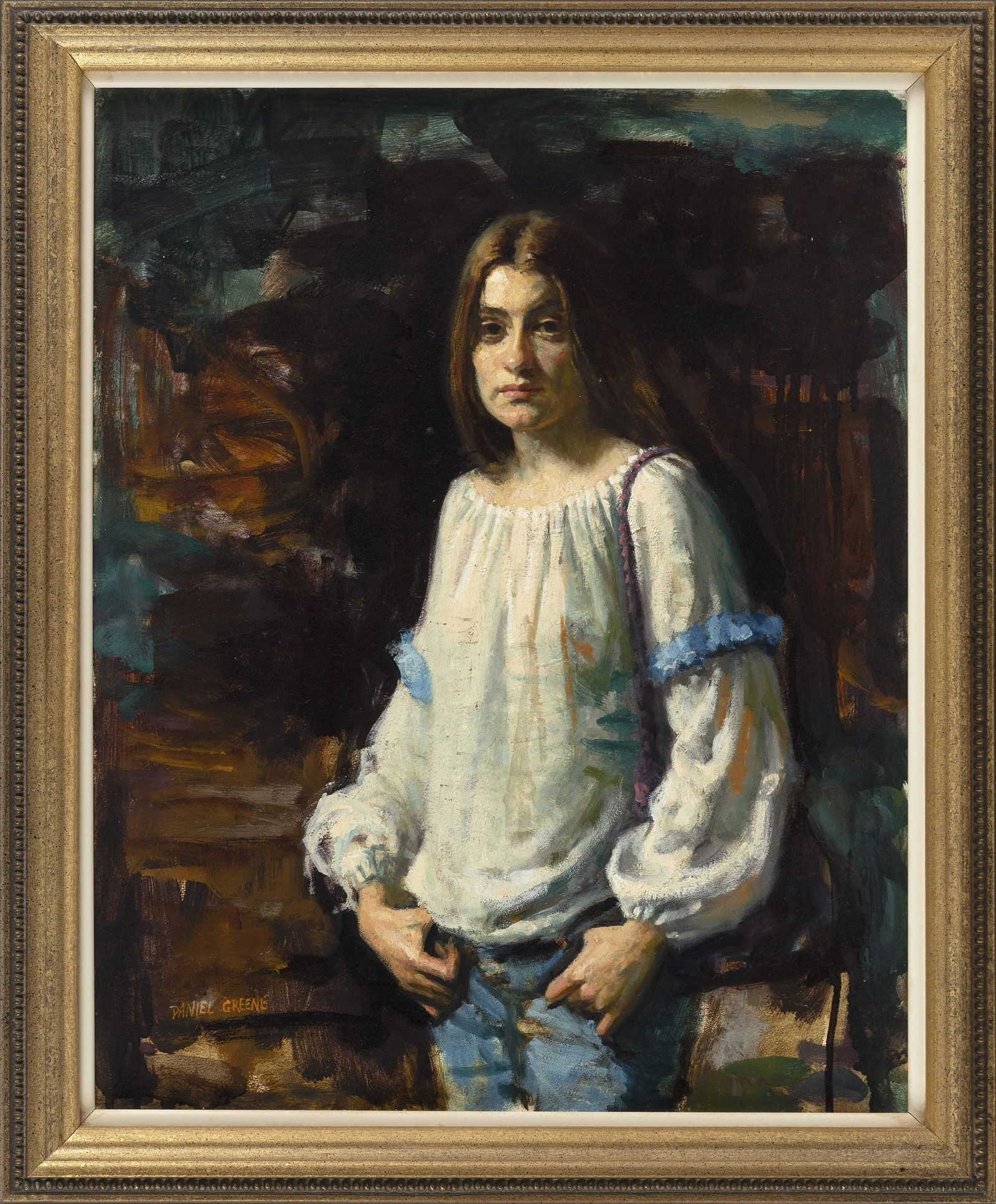 DANIEL E. GREENE (New York/Ohio, b. 1934), Portrait of (1 of 2)