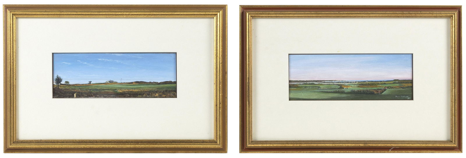 DON MOFFETT (Massachusetts, 20th Century), Two views of (1 of 2)