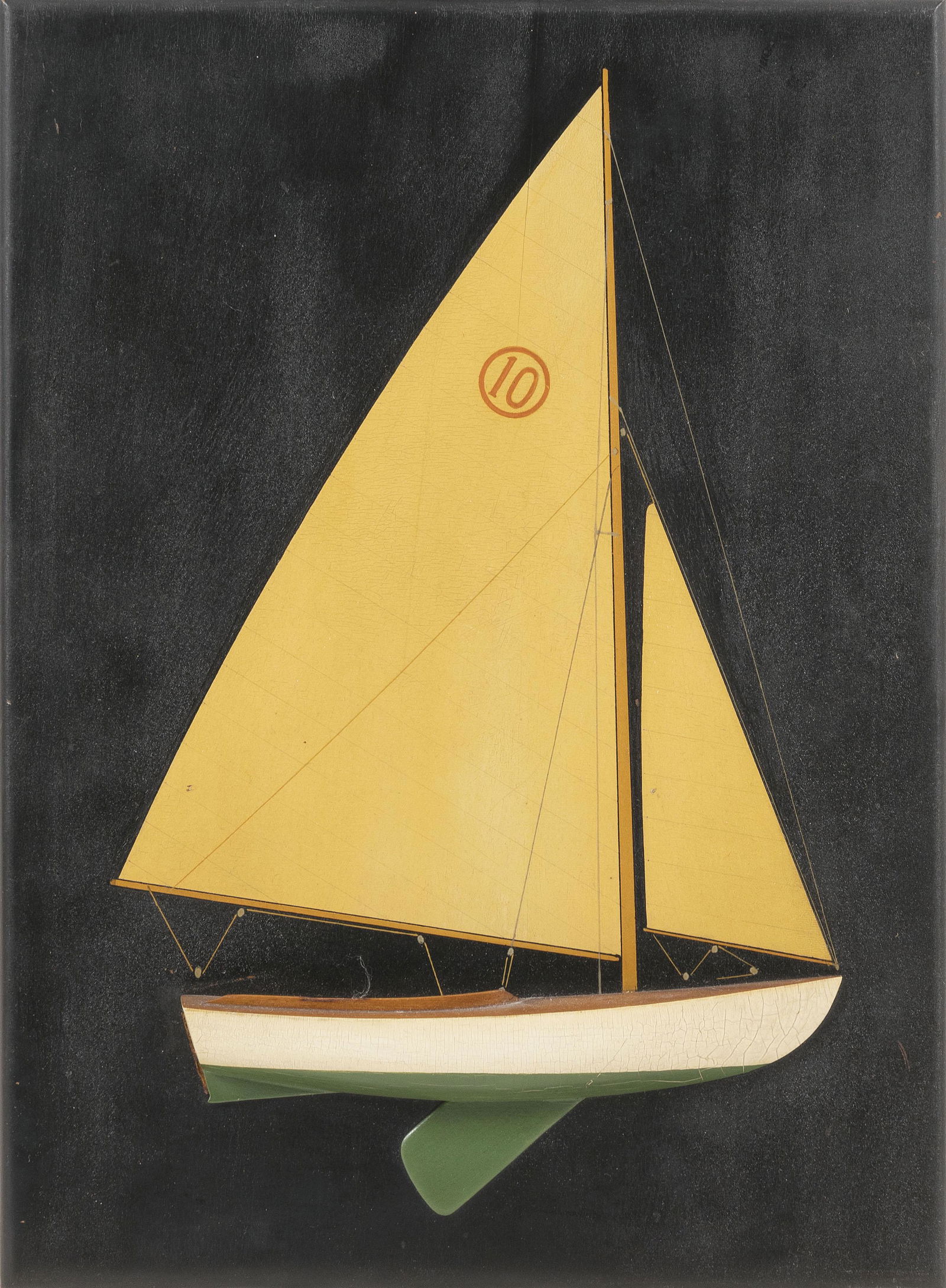 MOUNTED BUILDER’S PRESENTATION HALF HULL MODEL OF A (1 of 2)