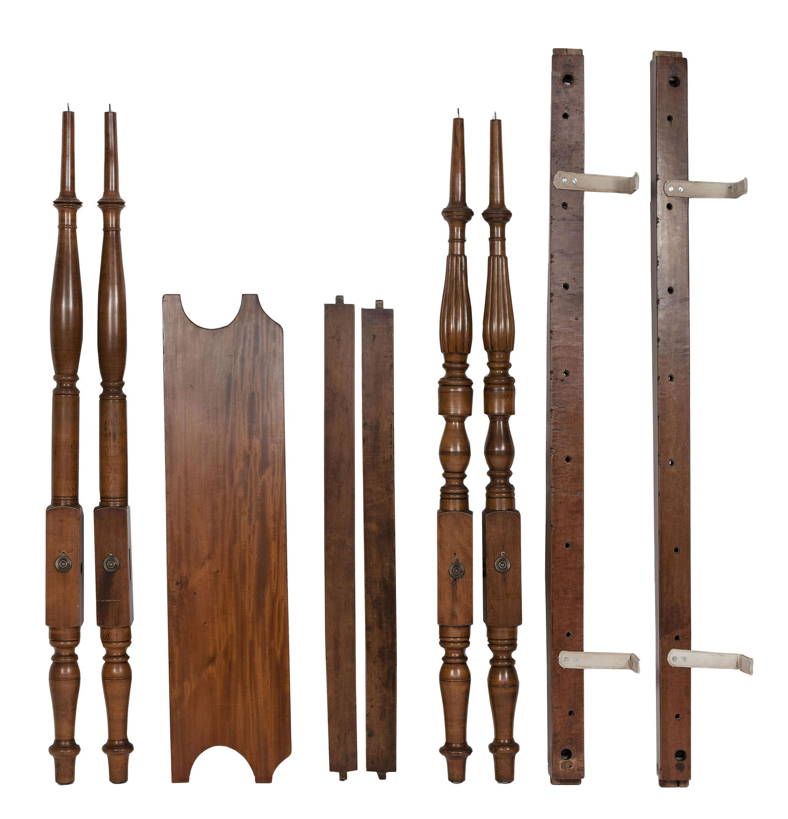 SHERATON TESTER DOUBLE BED Massachusetts, Circa 1810 (1 of 1)