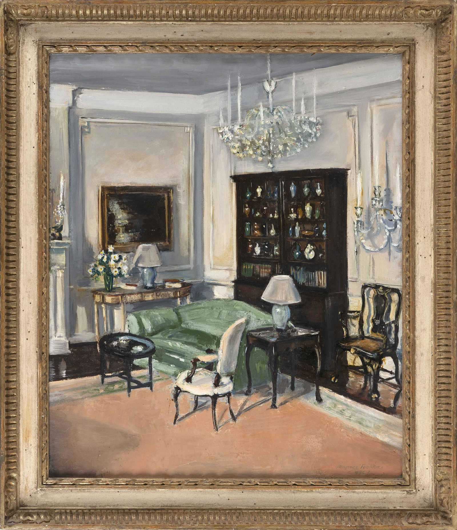 LAURENCE TOMPKINS (New York, 1897-1972), Interior (1 of 3)