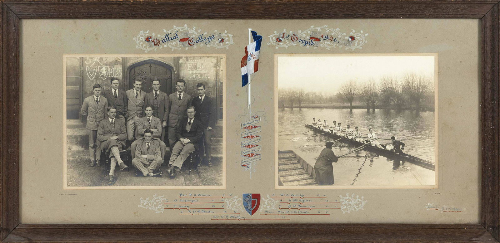 VINTAGE COLLEGIATE SPORTING CLUB PHOTOGRAPHS England, (1 of 3)