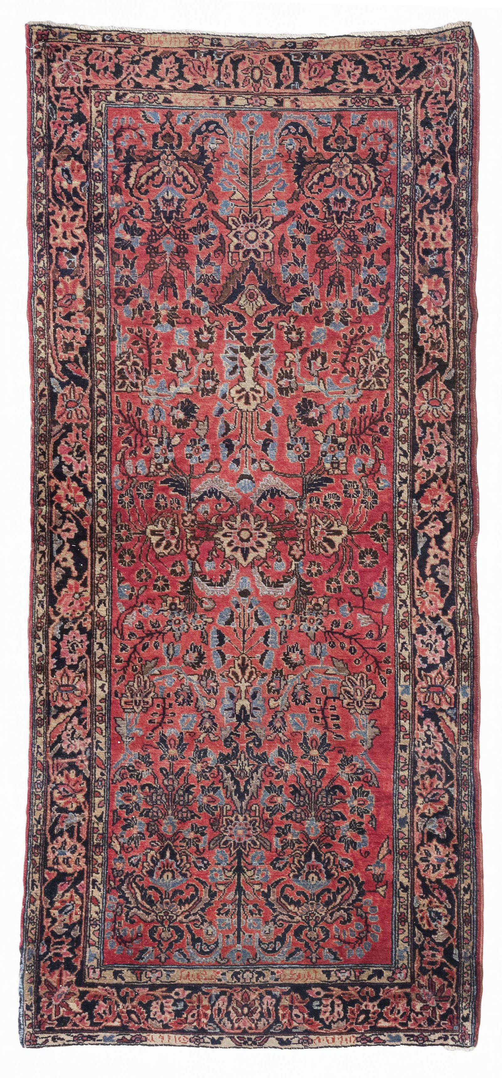SAROUK RUG: 3’0” X 6’9” Circa 1925 (1 of 1)
