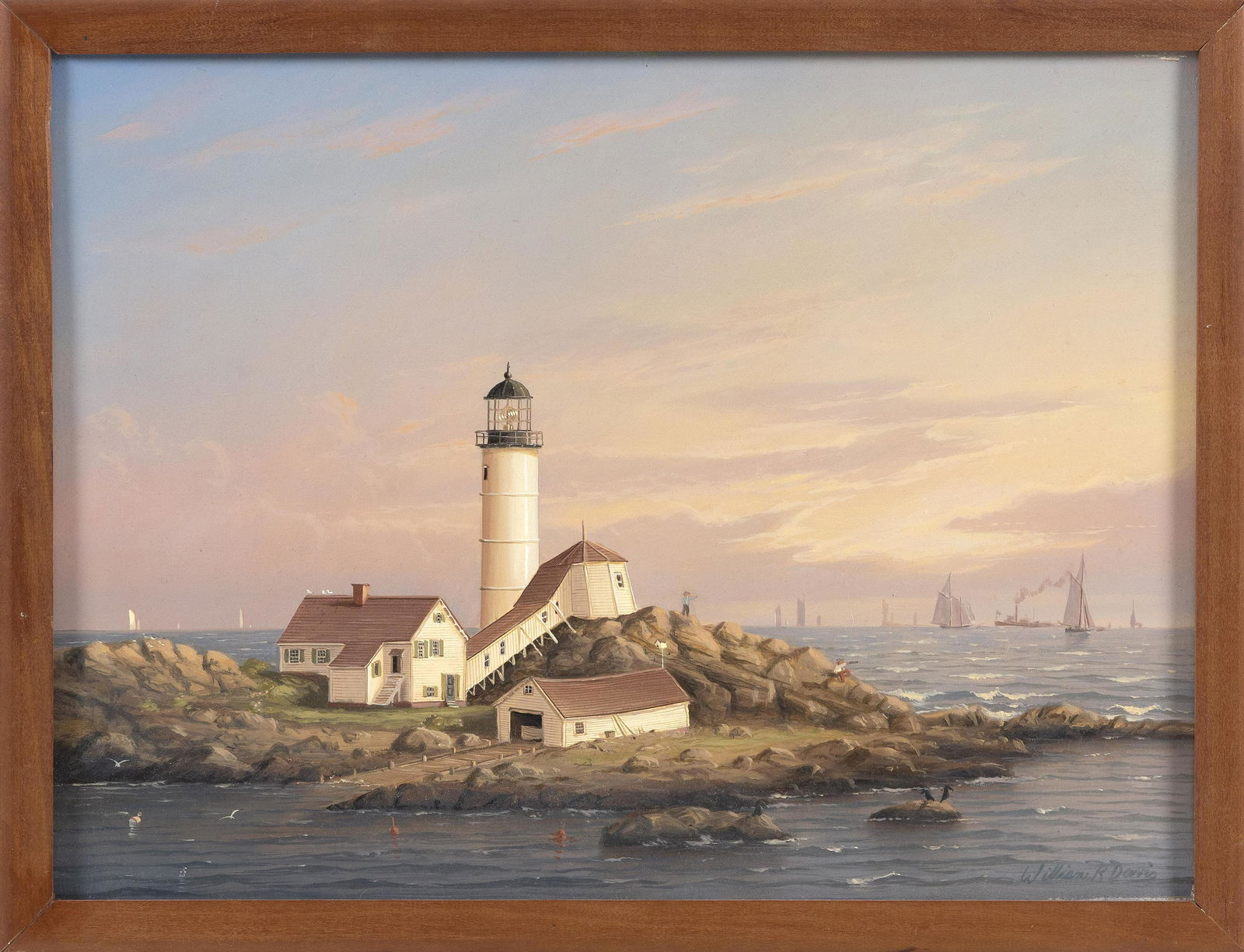 WILLIAM R. DAVIS (Massachusetts, b. 1952), "Isles of (1 of 3)