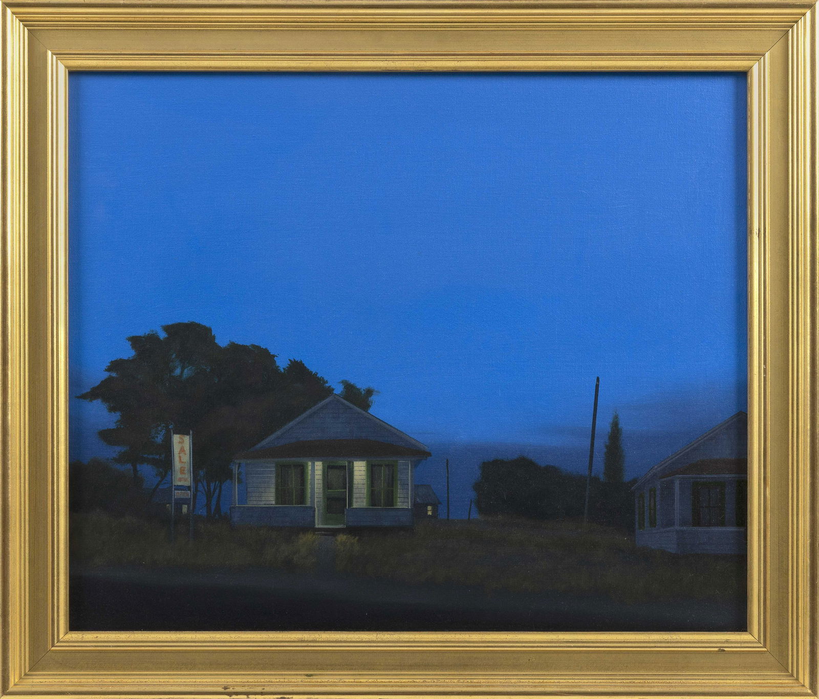 PROVINCETOWN SCHOOL (Contemporary,), "For Sale"., Oil (1 of 2)