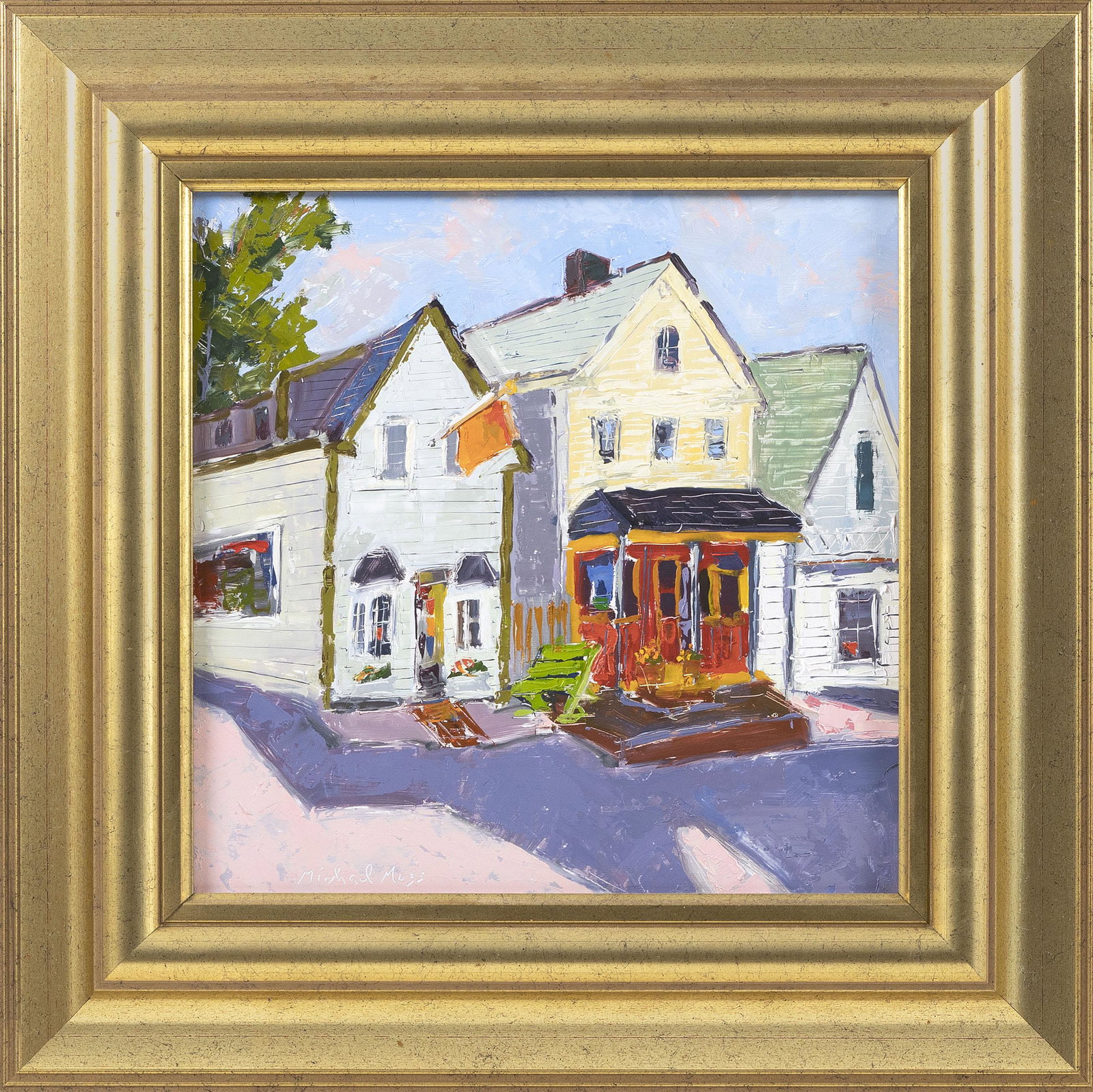 MICHAEL MOSS (Massachusetts, b. 1951), "Trio in Red and (1 of 2)