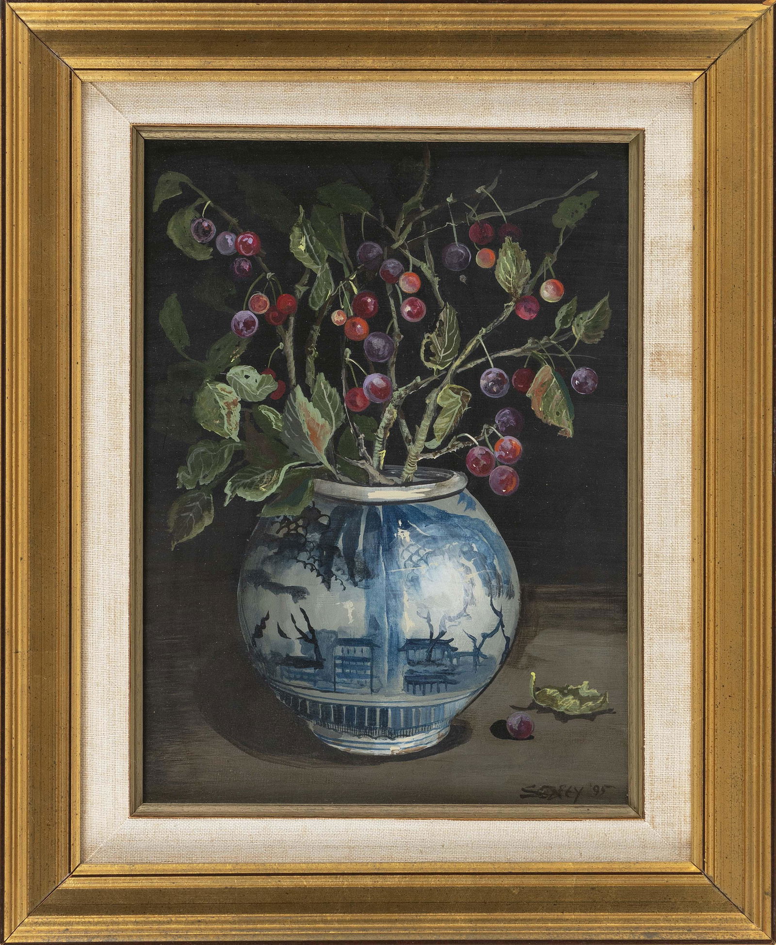 AMERICAN SCHOOL (Contemporary,), Still life of fruit (1 of 3)