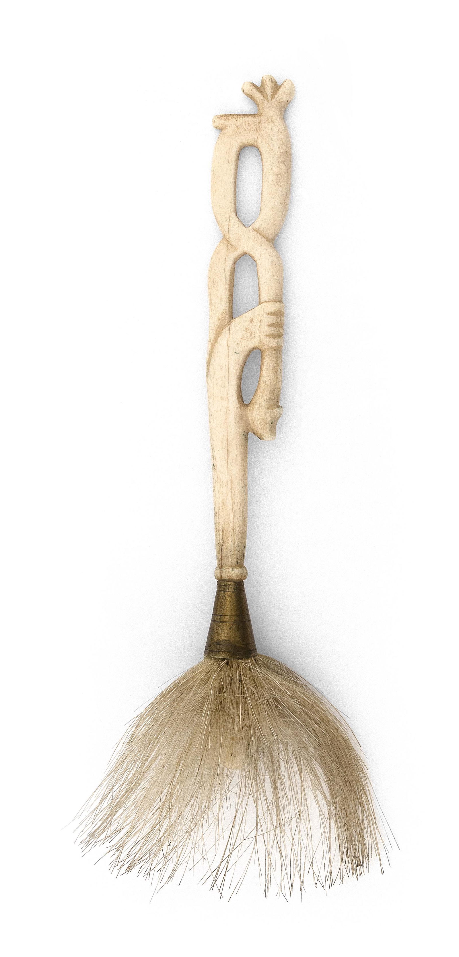 INUIT WHALEBONE-HANDLED WHISK BROOM (1 of 2)