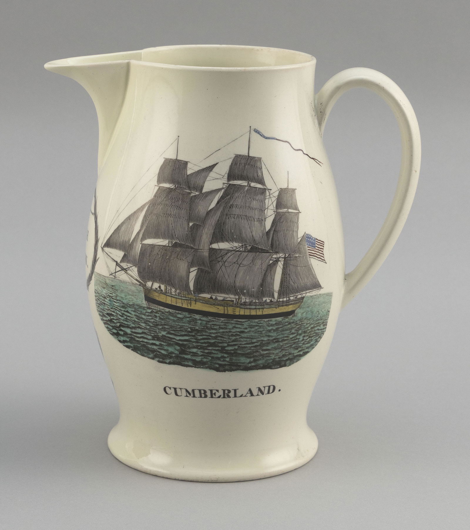 POLYCHROME LIVERPOOL JUG (1 of 4)