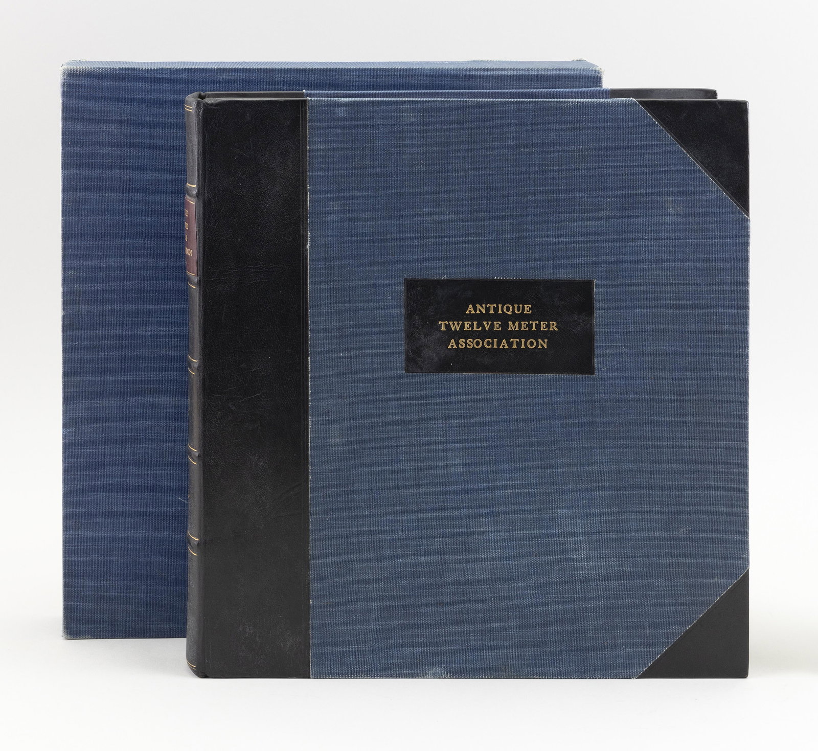 “ANTIQUE TWELVE METER ASSOCIATION” BOOK: “ANTIQUE TWELVE METER ASSOCIATION” BOOK Probably Mid-20th Century No author, publisher or date listed. Possibly a one-off copy. Includes pages of article clippings and photographs pertaining to 12