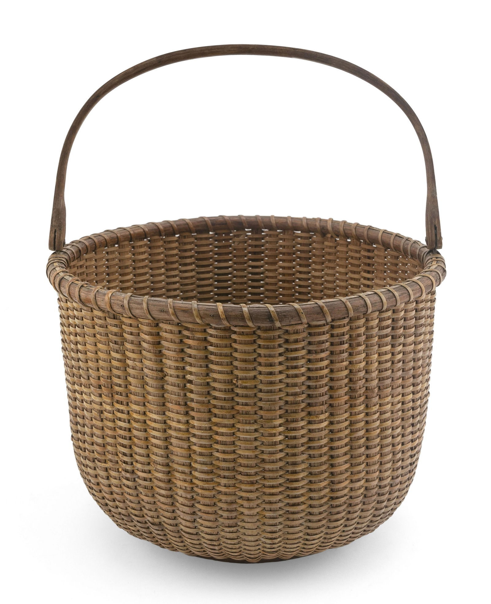 NANTUCKET BASKET ATTRIBUTED TO FERDINAND SYLVARO (1 of 3)