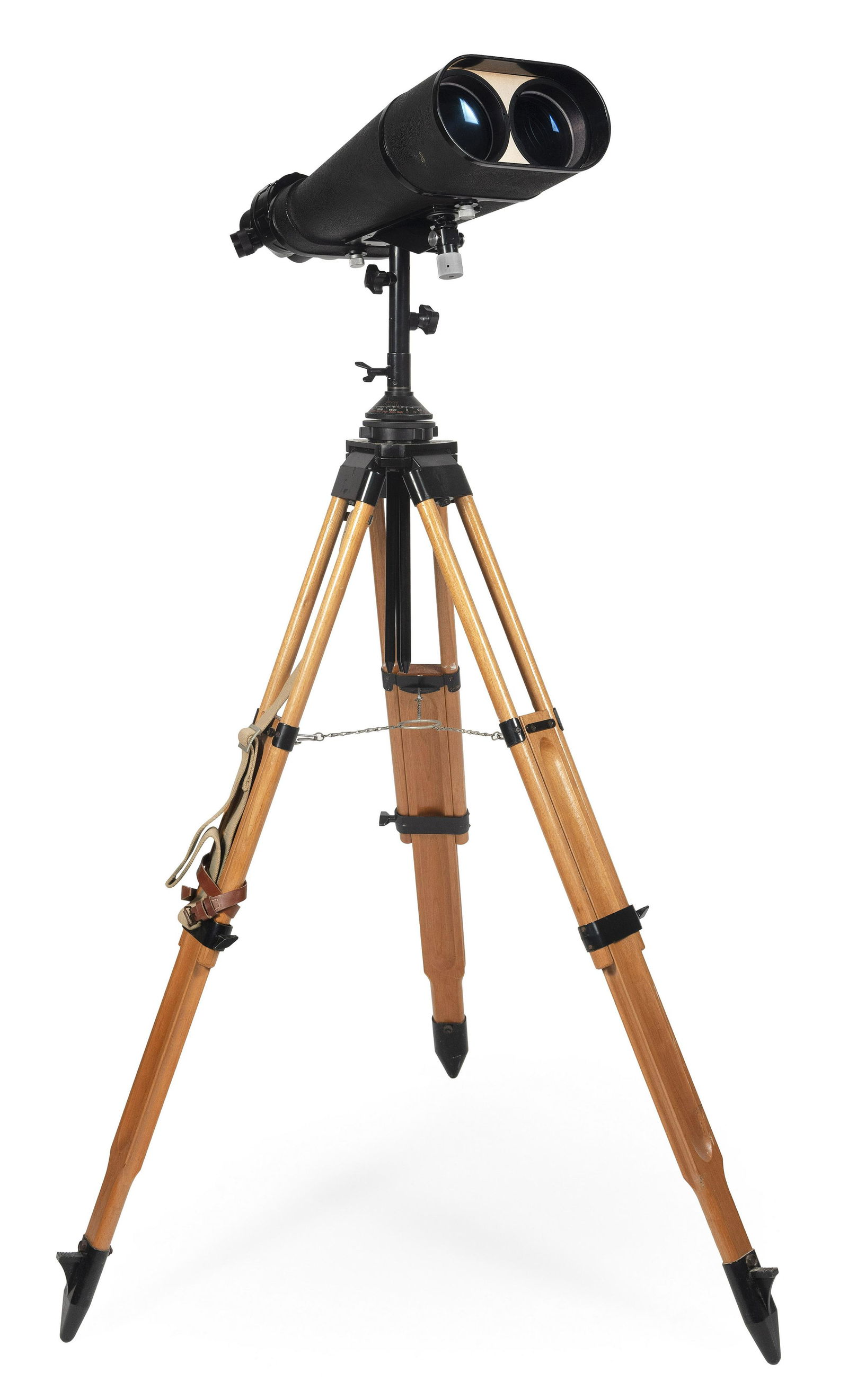 CASED PAIR OF JAPANESE BINOCULARS WITH TRIPOD BASE (1 of 2)