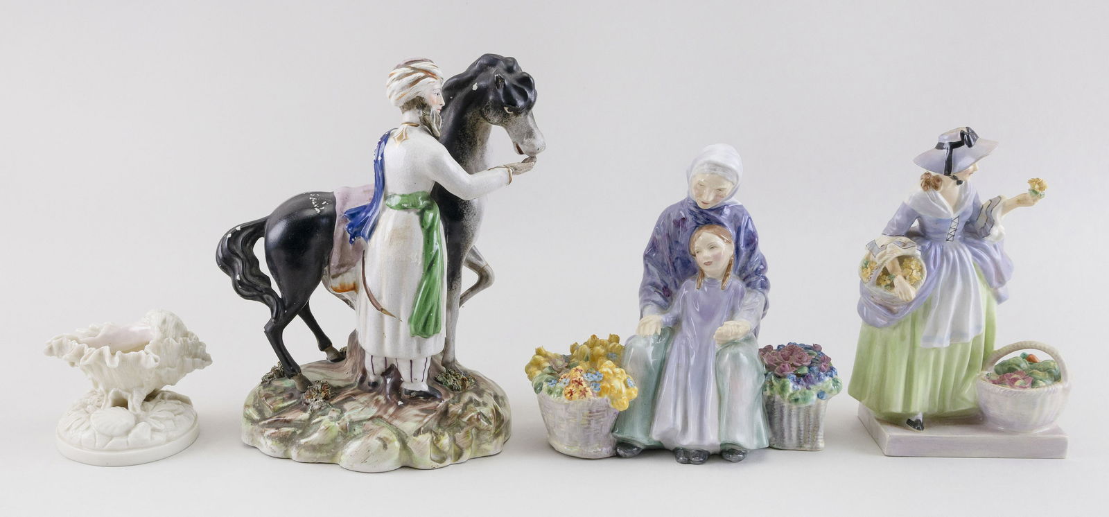 FOUR PIECES OF ENGLISH PORCELAIN (1 of 2)