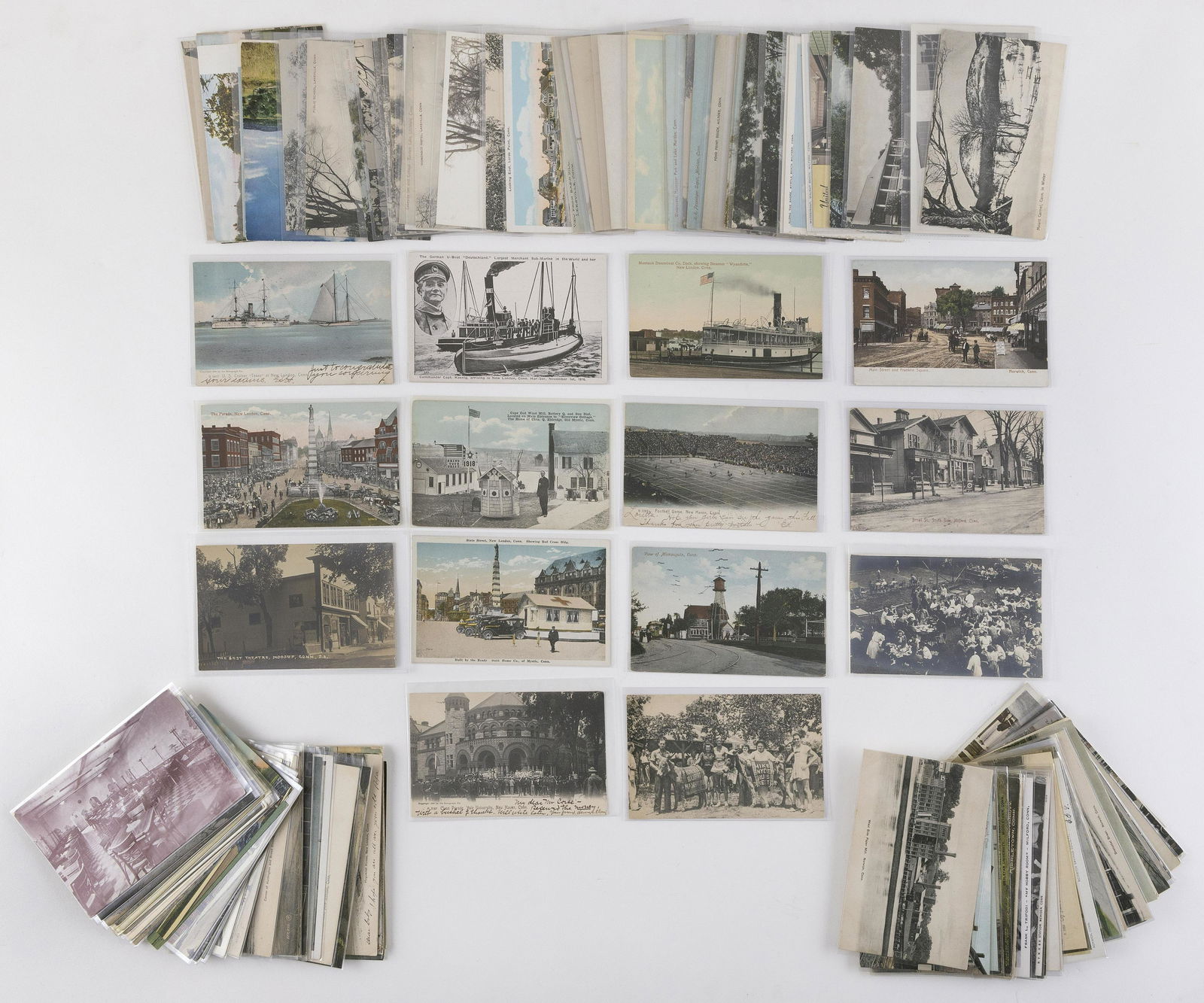 (VIEW) CONNECTICUT: 132 POSTCARDS Early to Mid-20th (1 of 1)