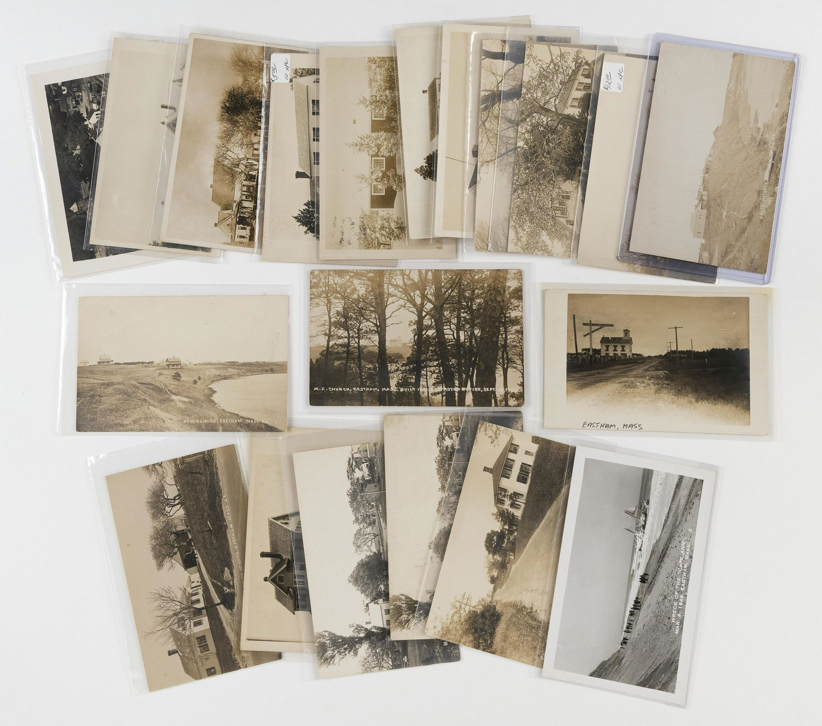 (VIEW) CAPE COD - EASTHAM: 20 REAL PHOTO POSTCARDS (1 of 1)