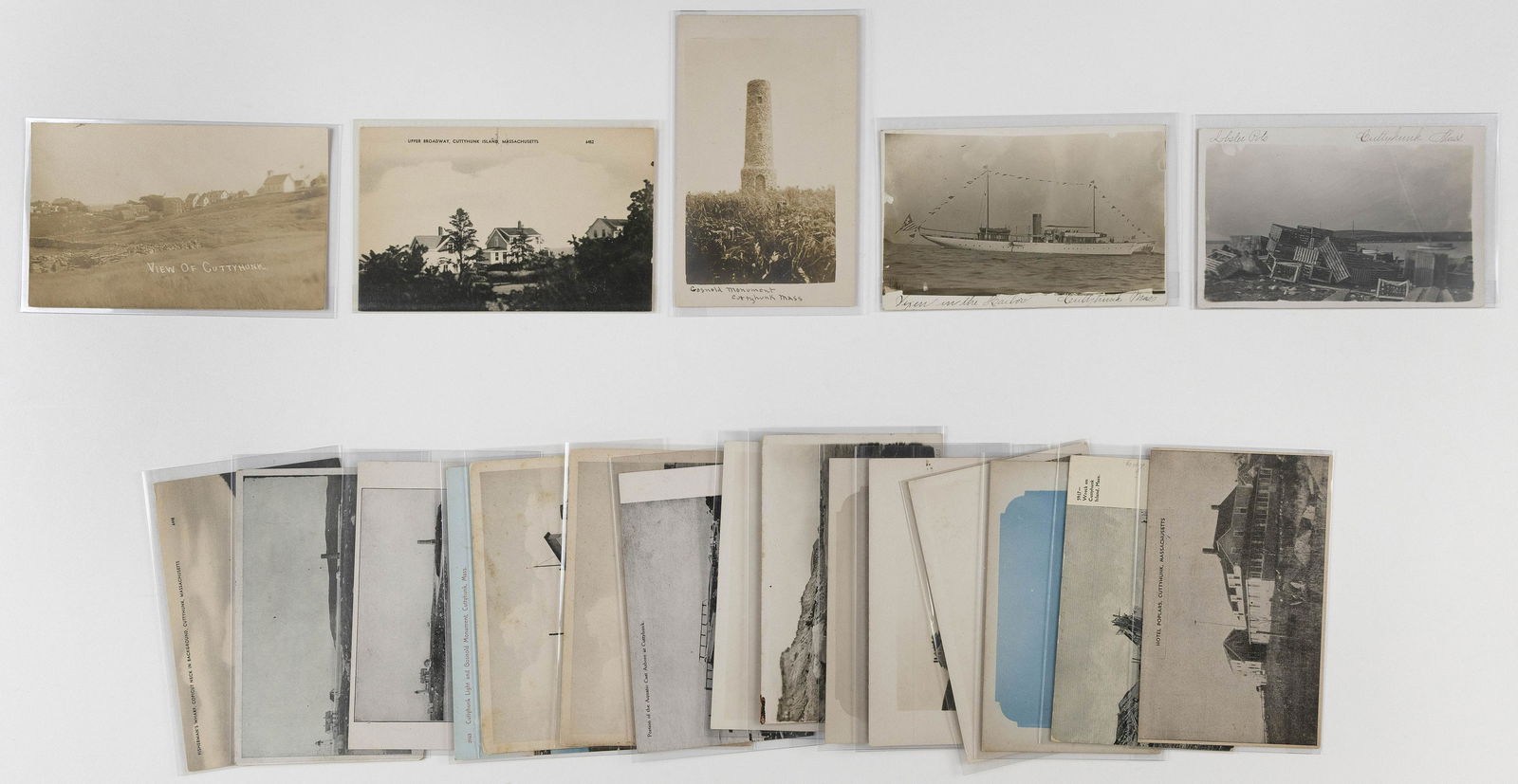 (VIEW) CAPE COD - CUTTYHUNK: 20 POSTCARDS Early 20th (1 of 1)