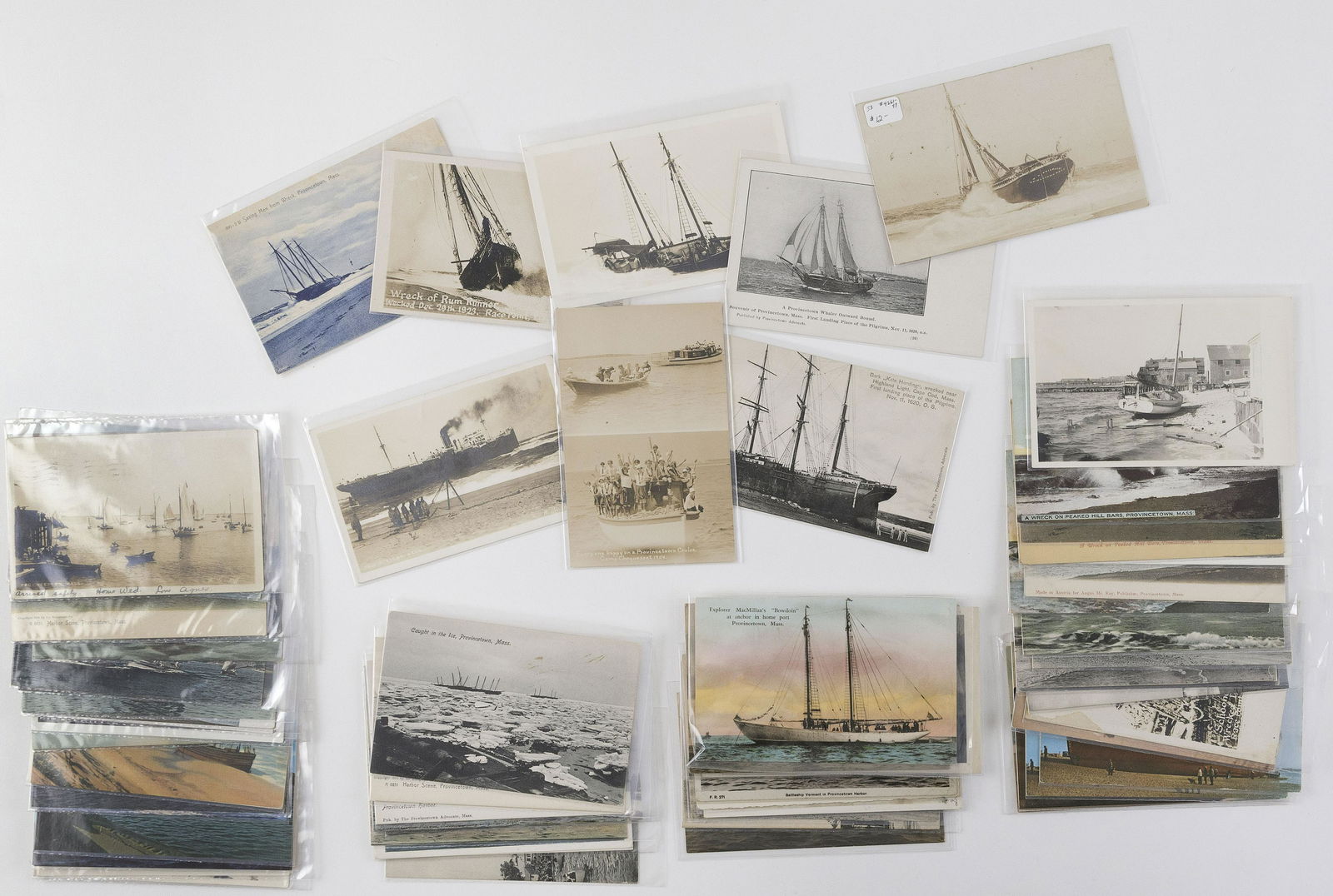 (VIEW) CAPE COD - PROVINCETOWN - SHIPS AND SHIPWRECKS: (1 of 1)