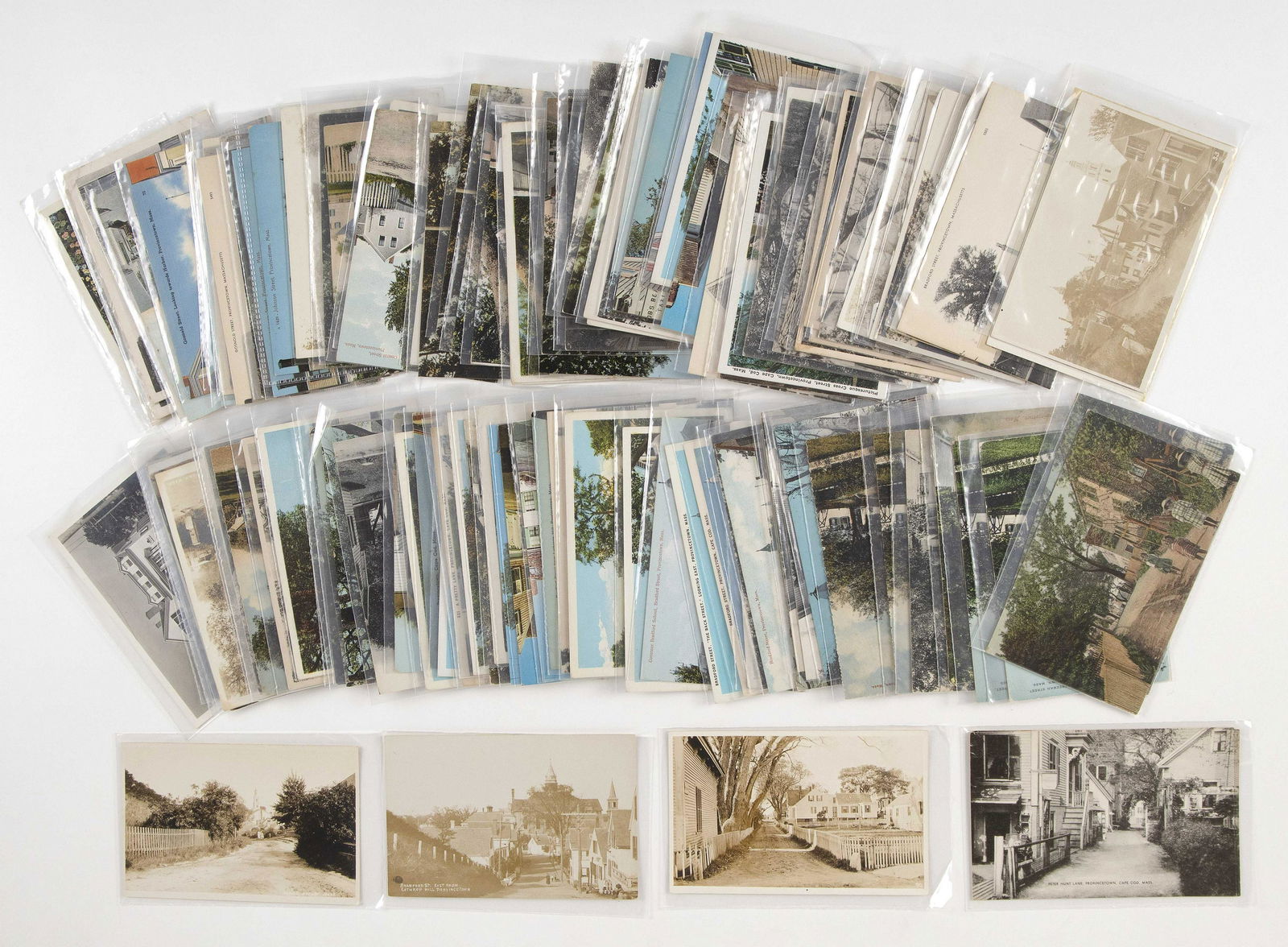 (VIEW) CAPE COD - PROVINCETOWN - STREETS: 100 POSTCARDS (1 of 1)