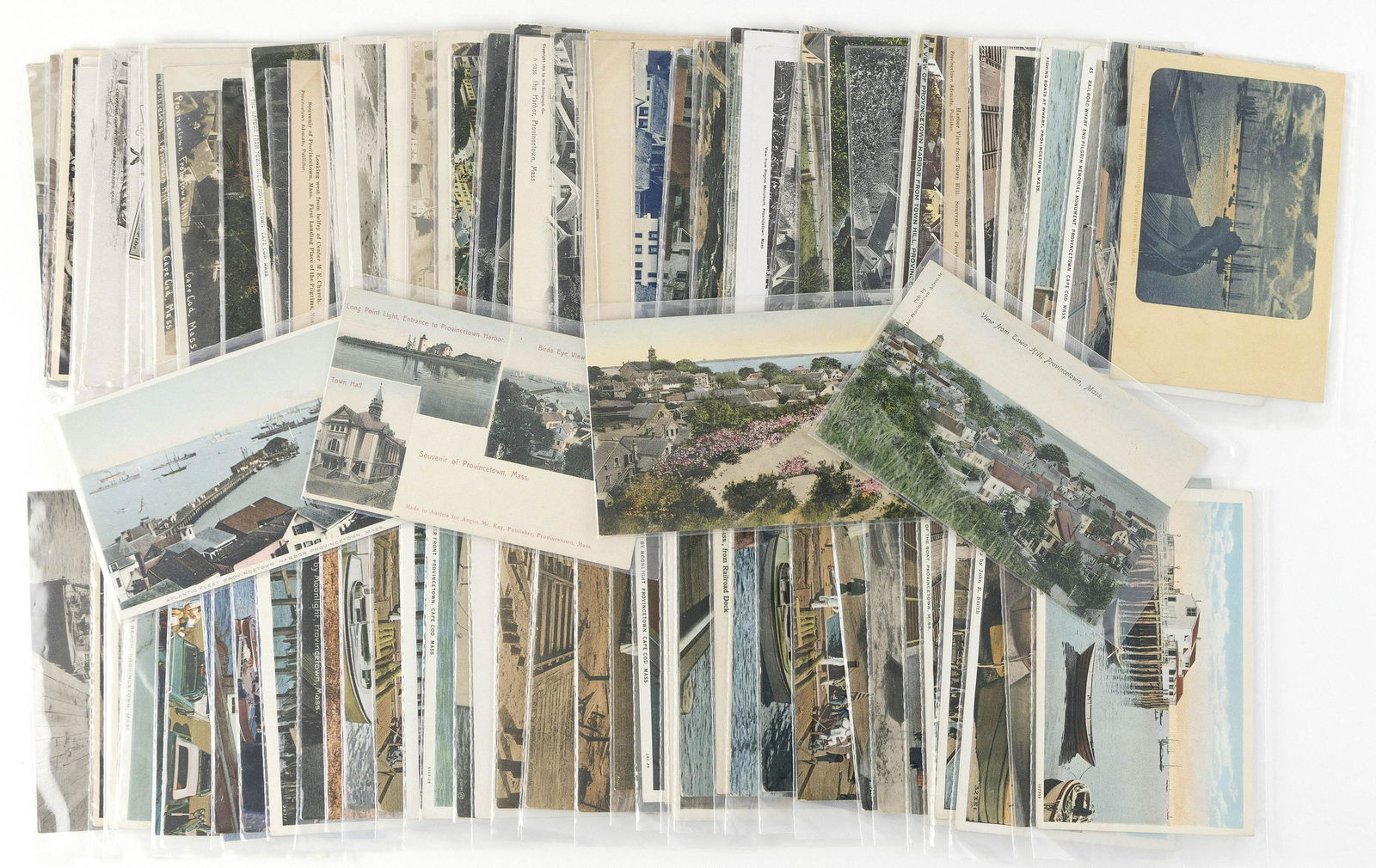 (VIEW) CAPE COD - PROVINCETOWN - AERIAL VIEWS AND WHARF (1 of 1)