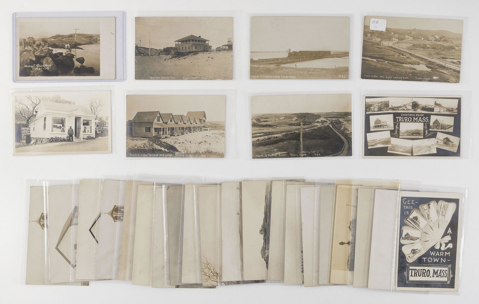 (VIEW) CAPE COD - TRURO AND NORTH TRURO: 28 REAL PHOTO (1 of 1)