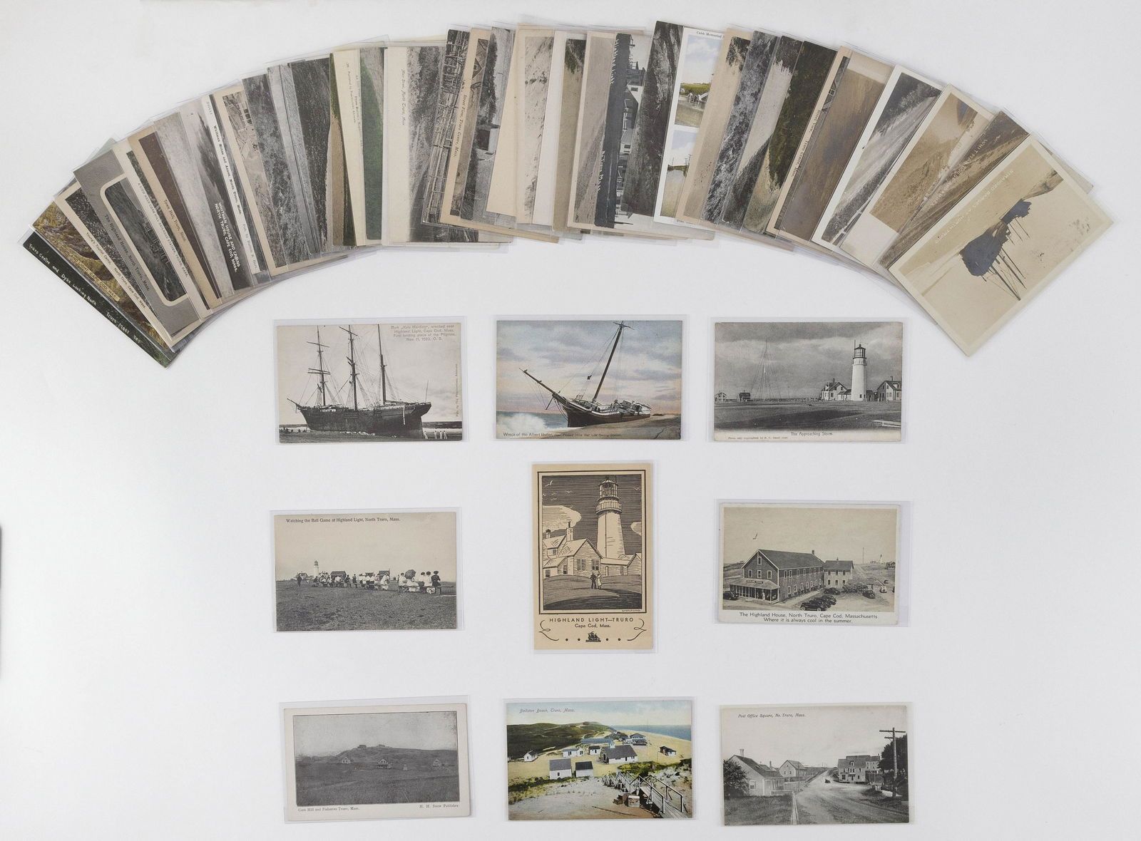 (VIEW) CAPE COD - TRURO AND NORTH TRURO: 49 POSTCARDS (1 of 1)