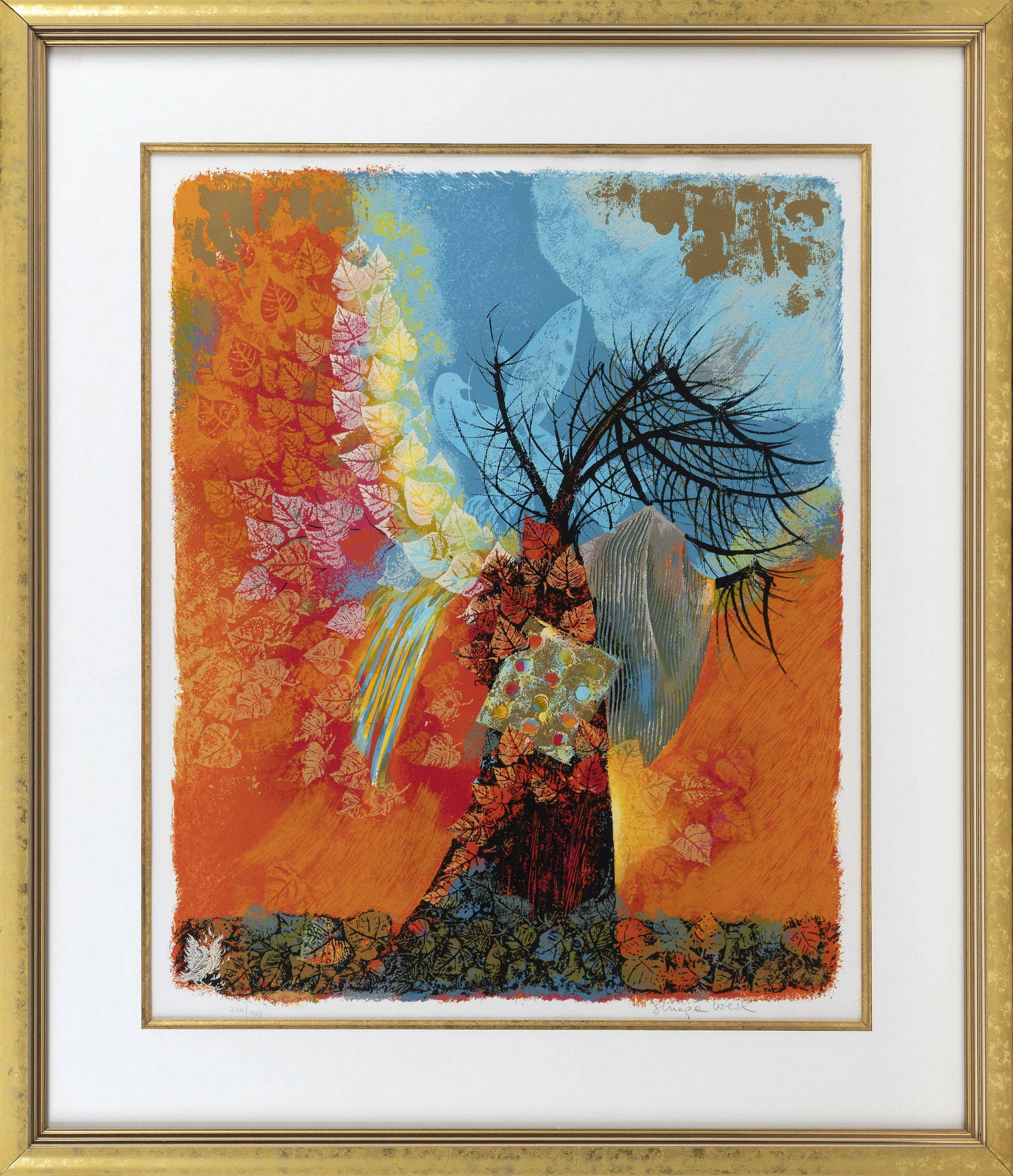 SHRAGA WEIL (Israel, 1918-2009), "Phoenix Bird Legend (1 of 1)