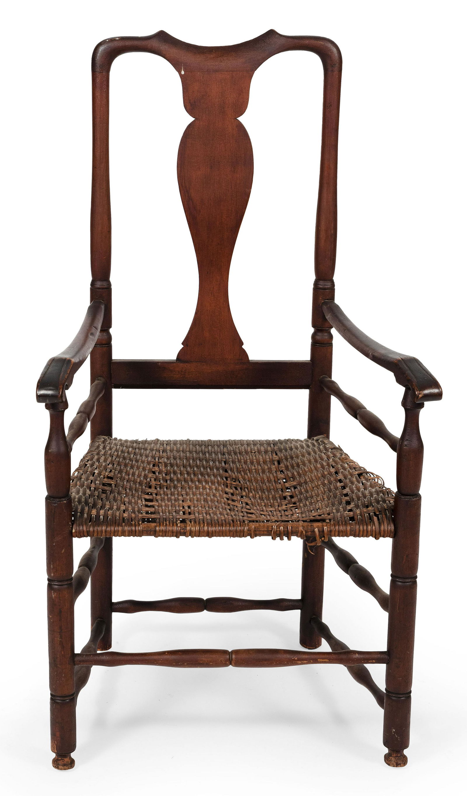 QUEEN ANNE ARMCHAIR New England, Mid-18th Century Back (1 of 1)