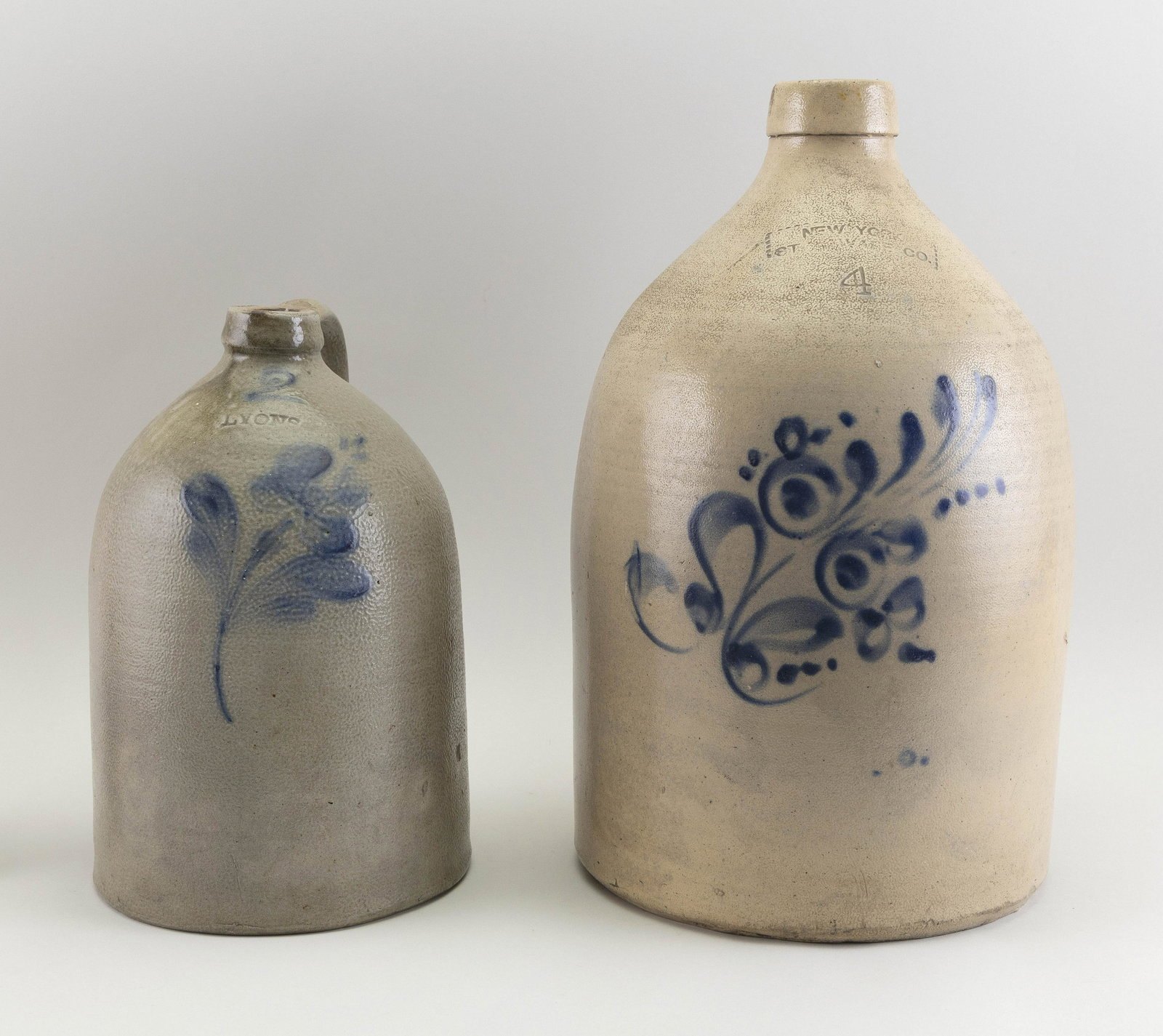 TWO STONEWARE JUGS Late 19th/Early 20th Century (1 of 2)