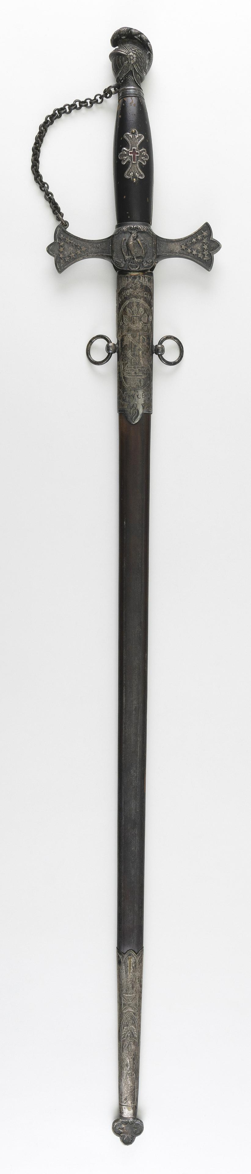 AMES MANUFACTURING COMPANY KNIGHTS TEMPLAR SWORD AND (1 of 2)