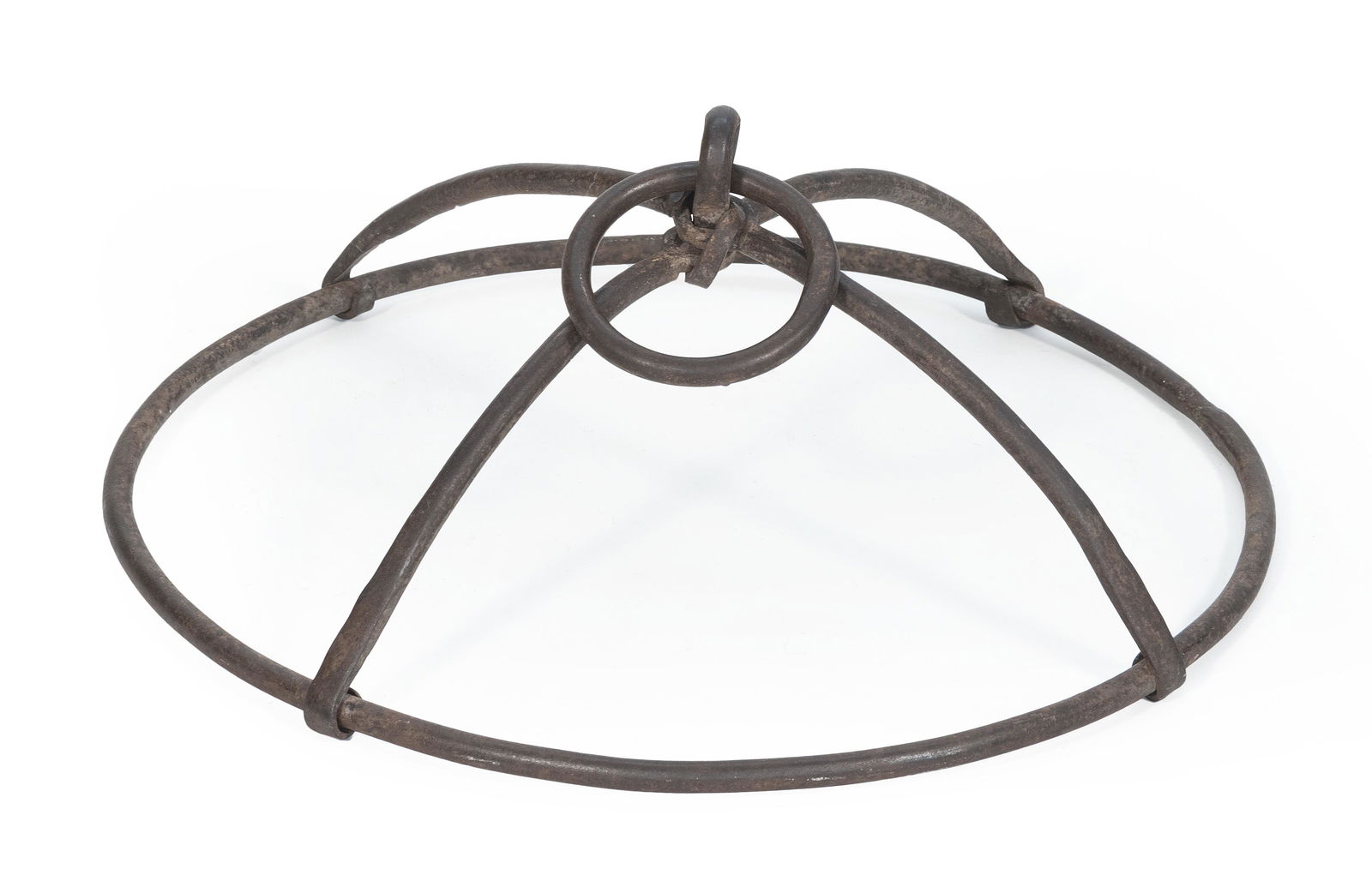 WROUGHT IRON HANGING POT RACK Late 18th/Early 19th (1 of 1)