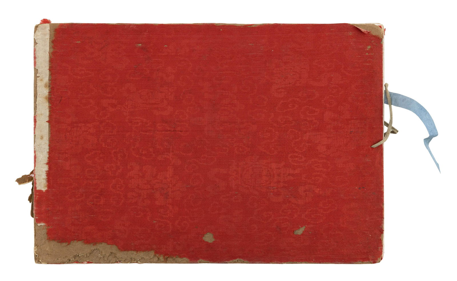 TWELVE CHINESE RICE PAPER PAINTINGS 19th Century Binder (1 of 12)
