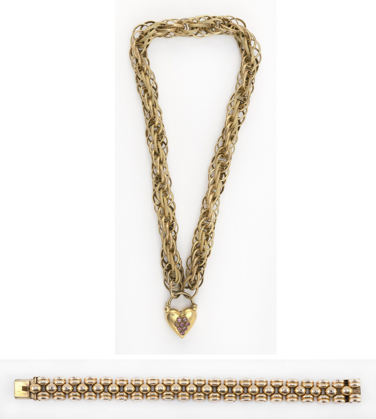 TWO PIECES OF VINTAGE COSTUME JEWELRY (1 of 4)