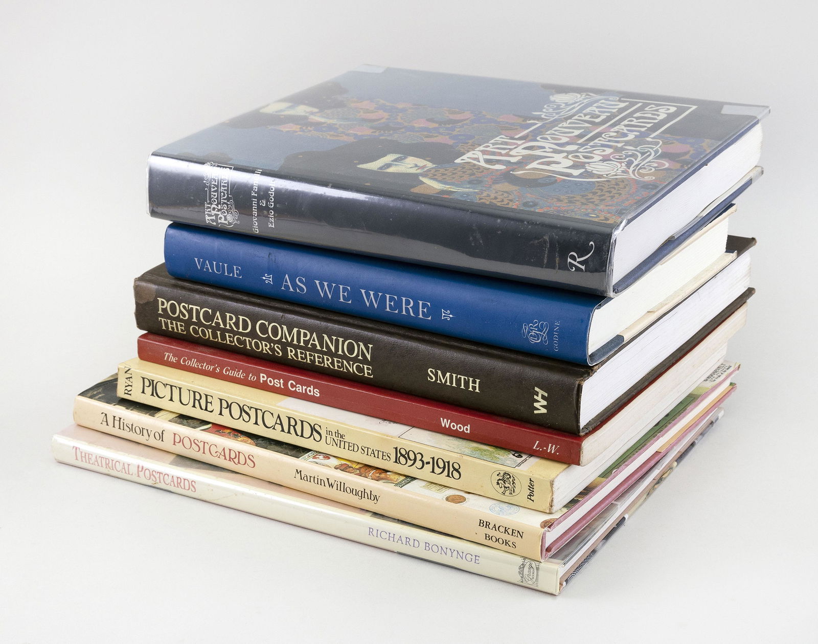 SEVEN POSTCARD REFERENCE BOOKS 20thCentury (1 of 2)