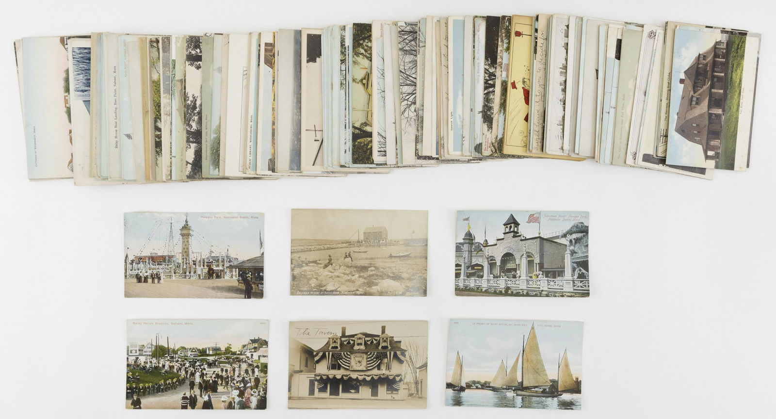 (VIEW) MASSACHUSETTS - FALL RIVER THROUGH NANTASKET: (1 of 1)