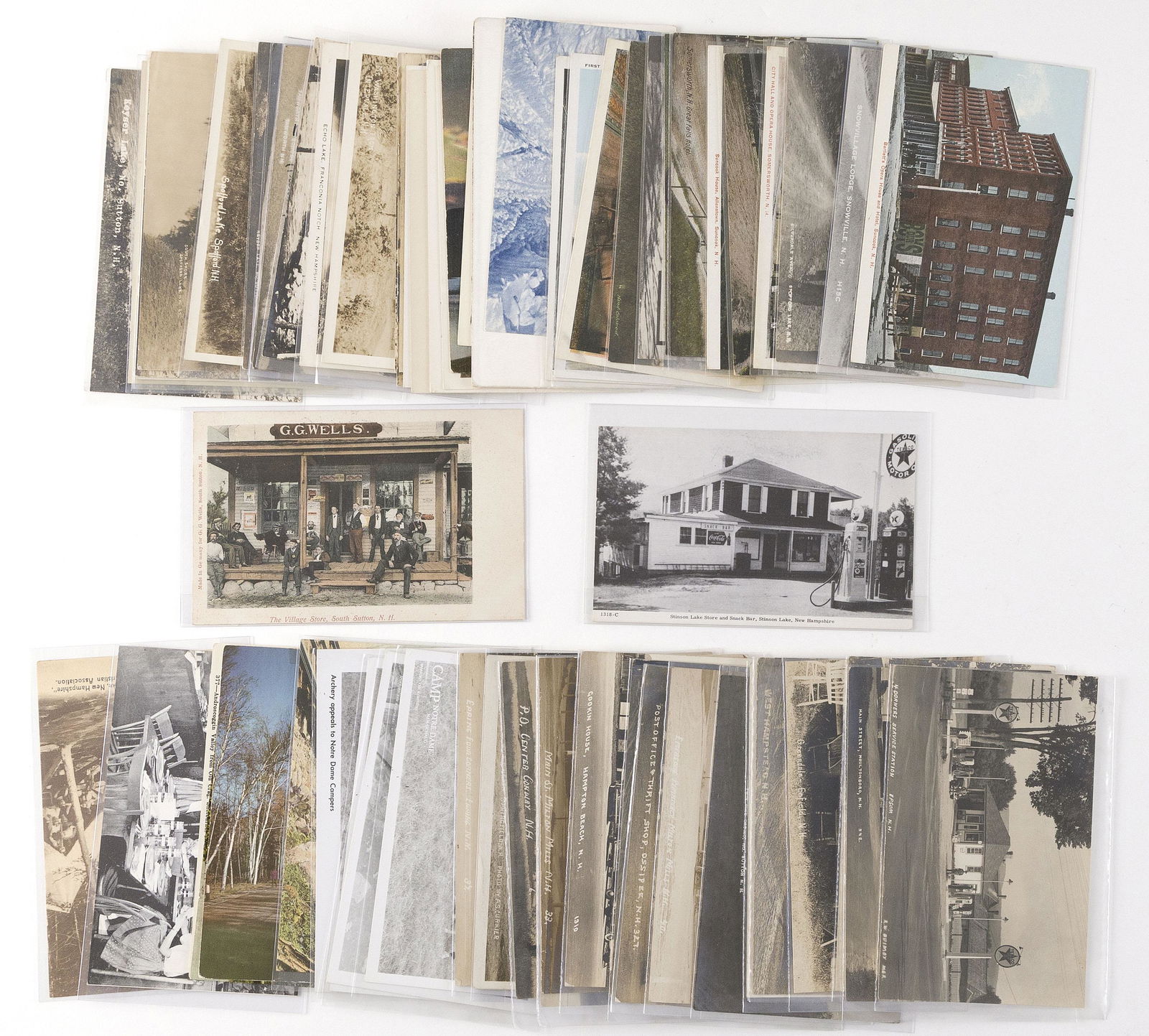 (VIEW) NEW HAMPSHIRE - "S" TOWNS, REAL PHOTO CARDS AND (1 of 1)