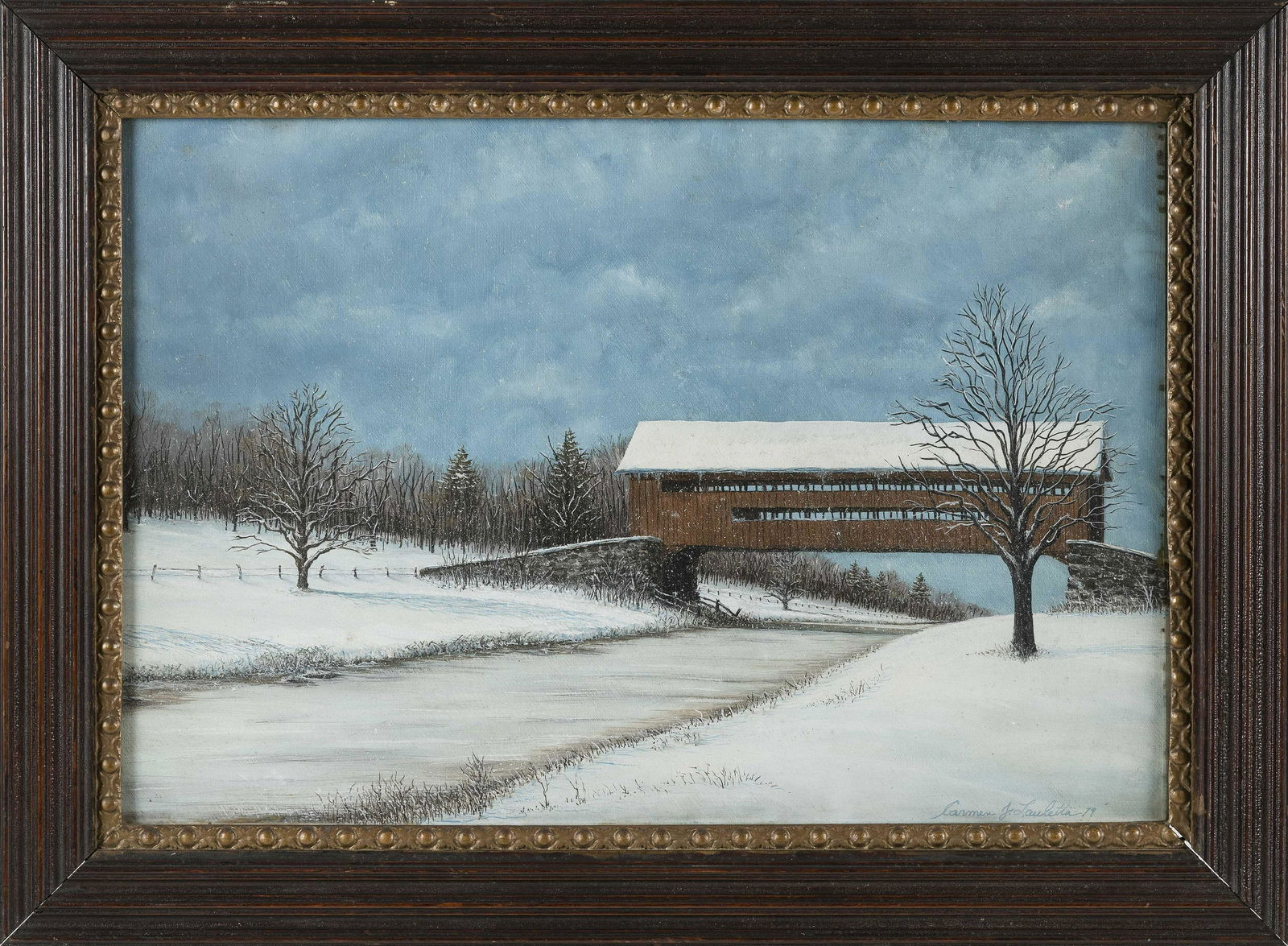 CARMEN J. LAULETTA (Pennsylvania, 1934-2013), Winter (1 of 2)