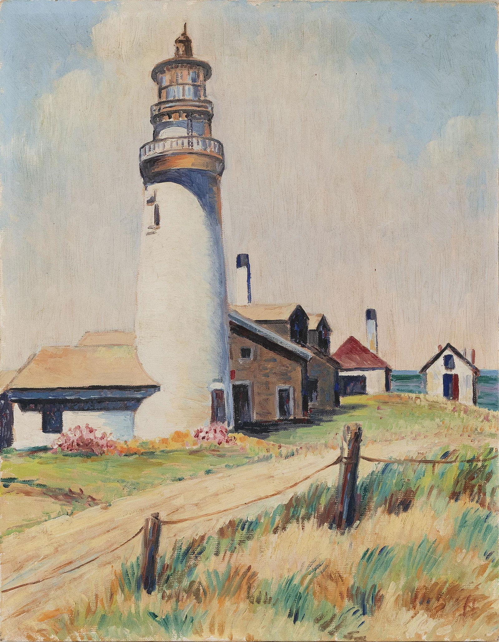 CAPE COD SCHOOL (20th Century,), Cape Cod Light., Oil (1 of 1)