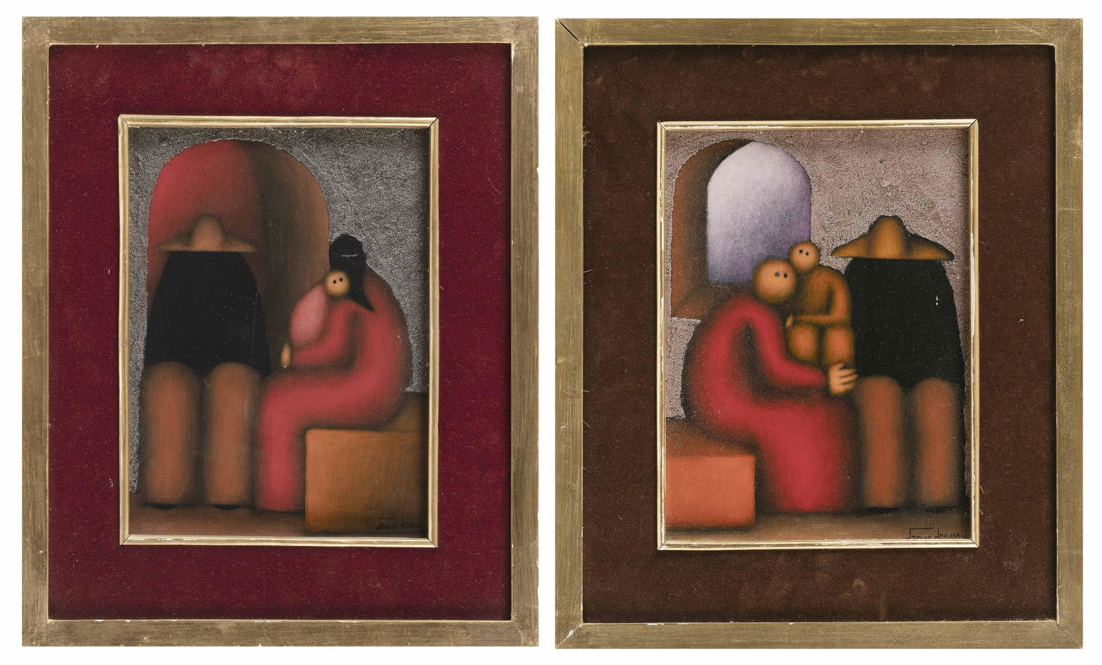 JESUS MARIANO LEUUS (Texas/Mexico, b. 1948), Two (1 of 5)