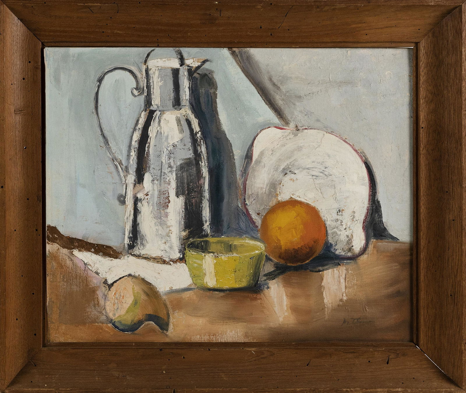 AMERICAN SCHOOL (20th Century,), Still life with an (1 of 2)