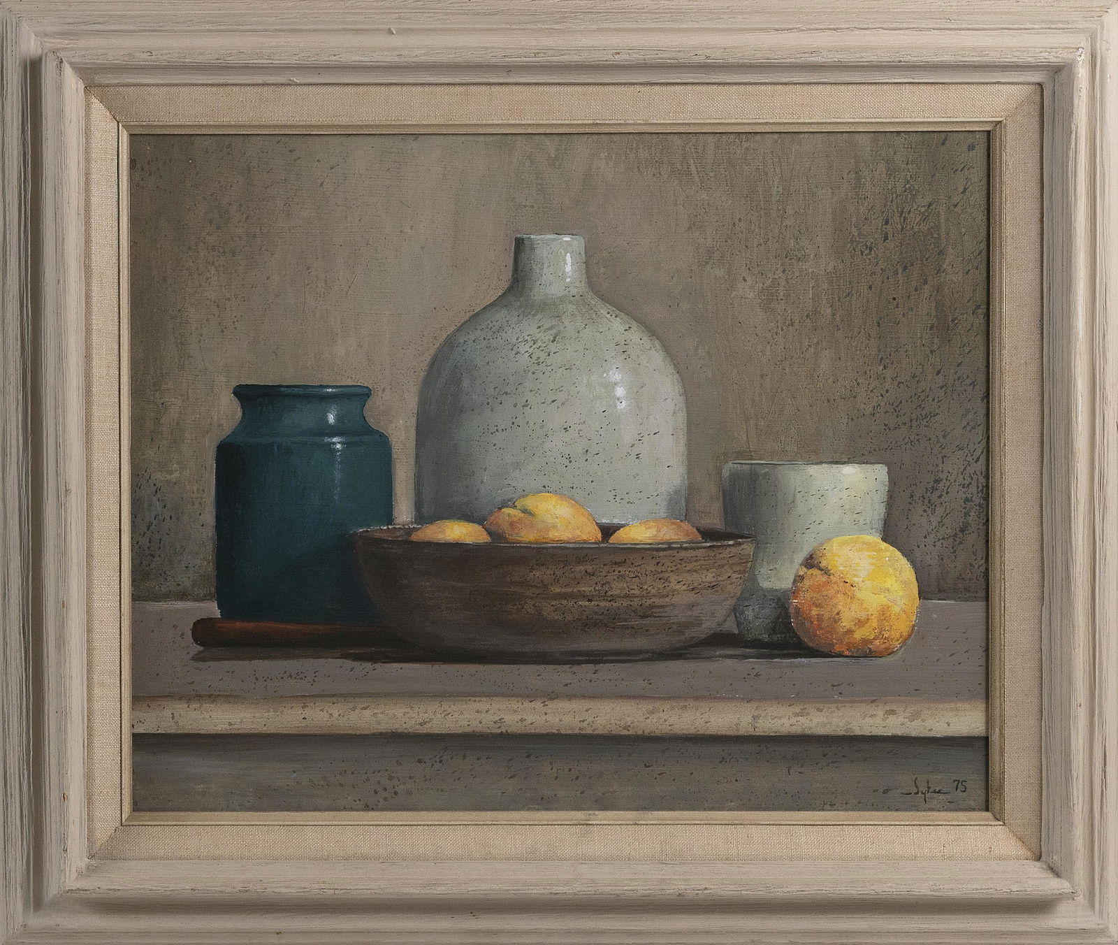 PETER R. SYKES (Maine, 20th Century), "Still Life with (1 of 3)