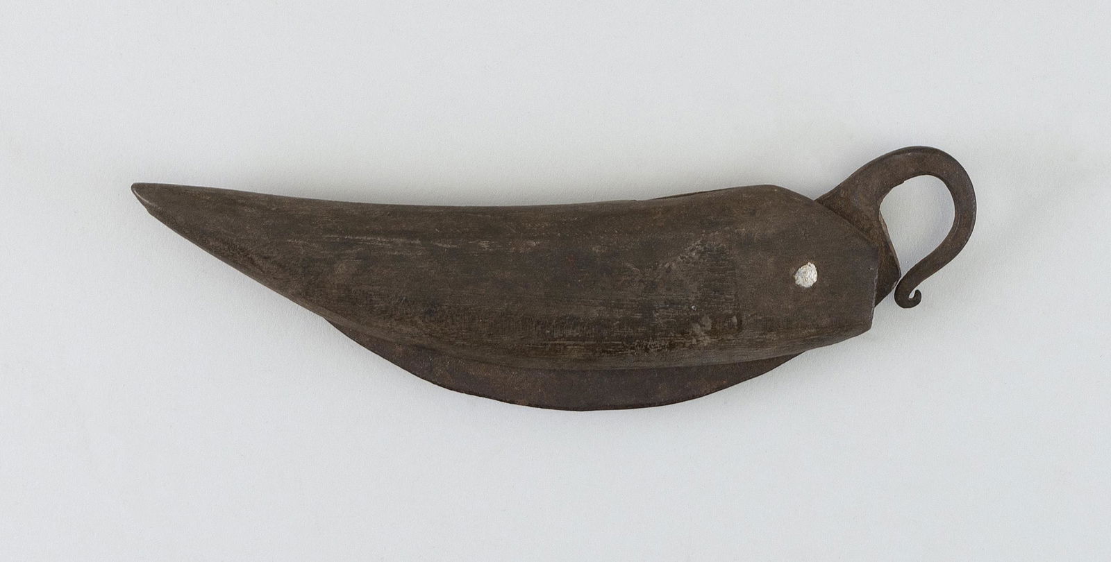 EARLY WOOD-HANDLED SAILOR’S RIGGING KNIFE Last Half of (1 of 2)