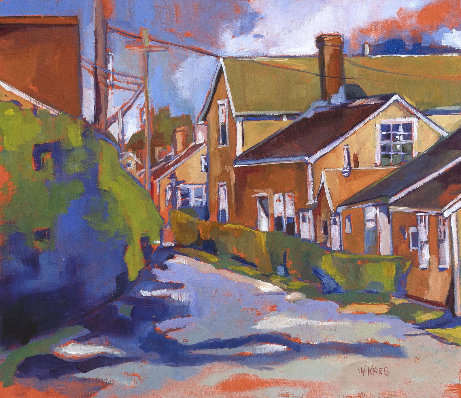 WHITNEY KREB (America, Contemporary), A sun-splashed (1 of 3)