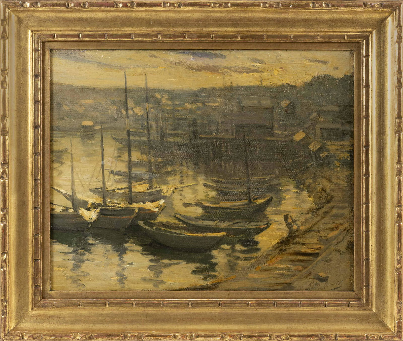 LILLIAN MATHILDE GENTH (New York, 1876-1953), "Golden (1 of 3)