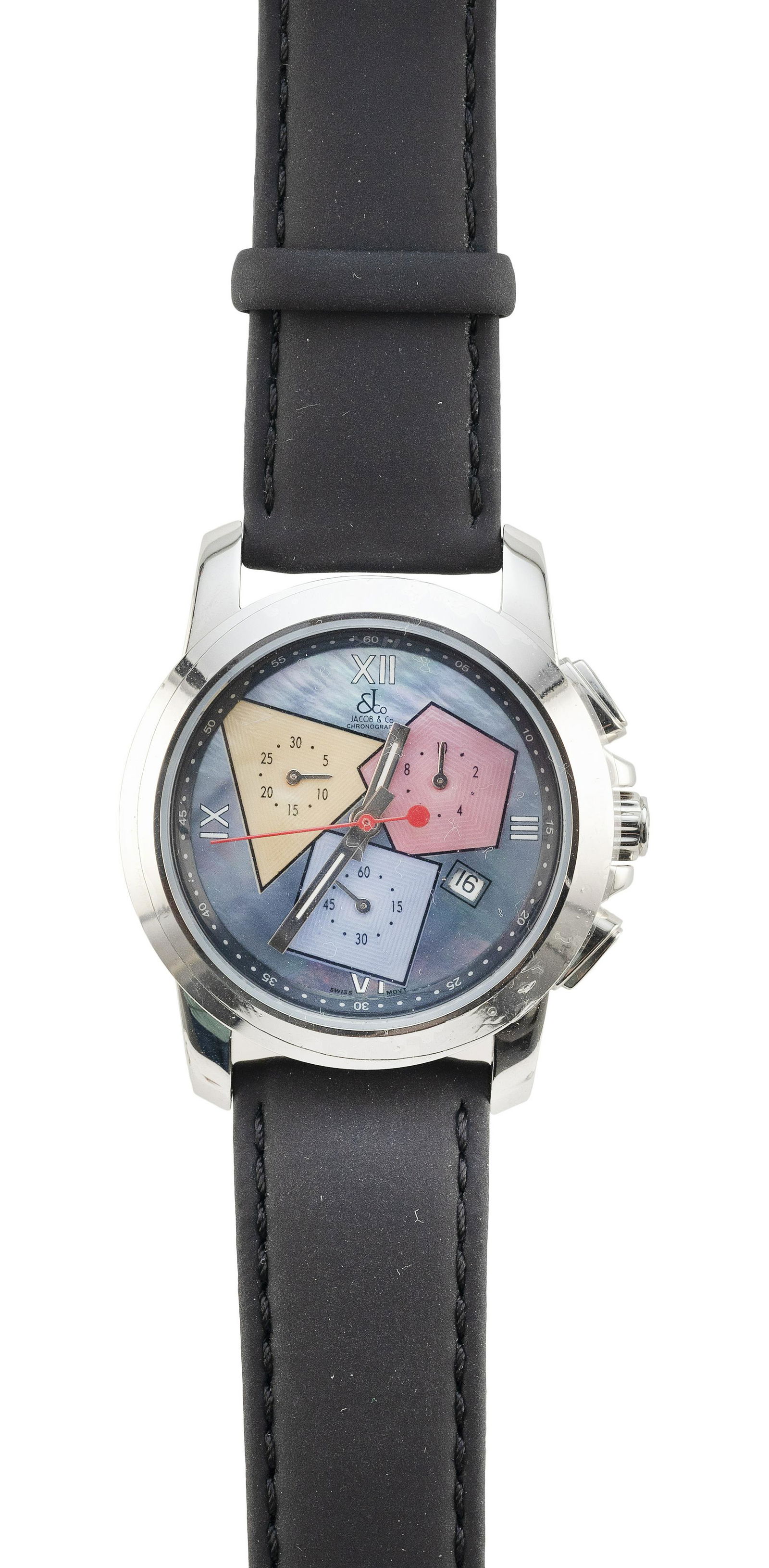 JACOB & CO. STAINLESS STEEL WATCH (1 of 2)