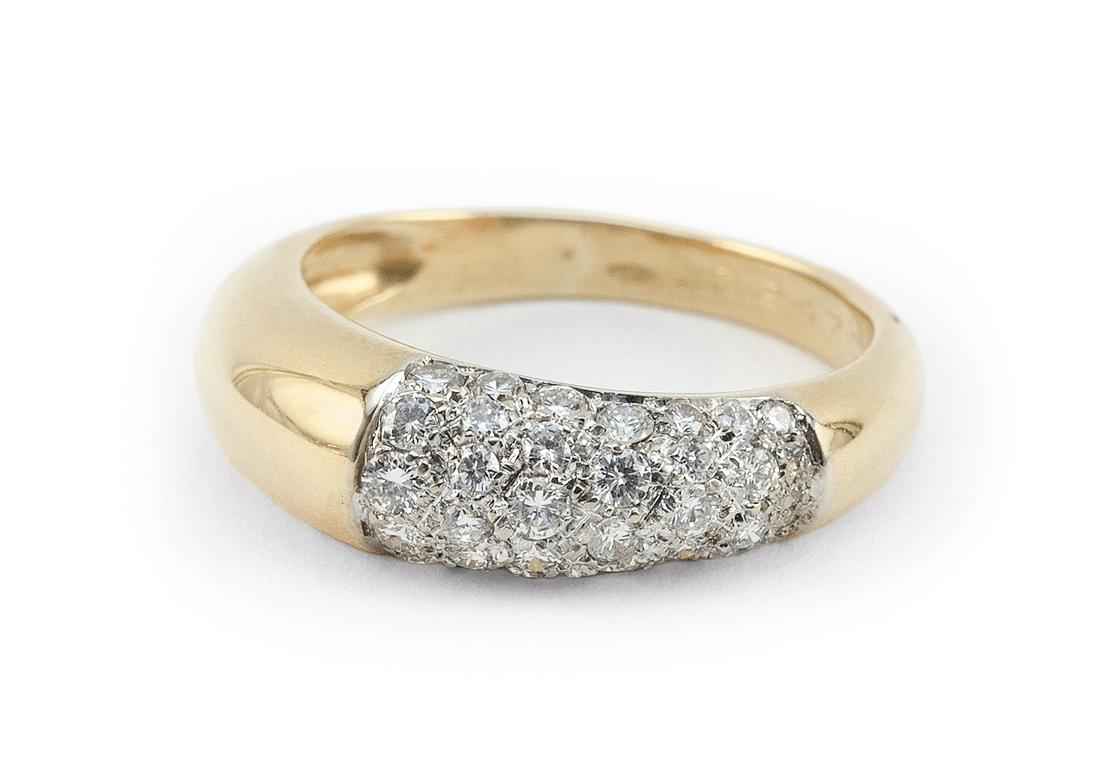 CARTIER 18KT GOLD AND DIAMOND RING Approx. 3.64 total (1 of 1)