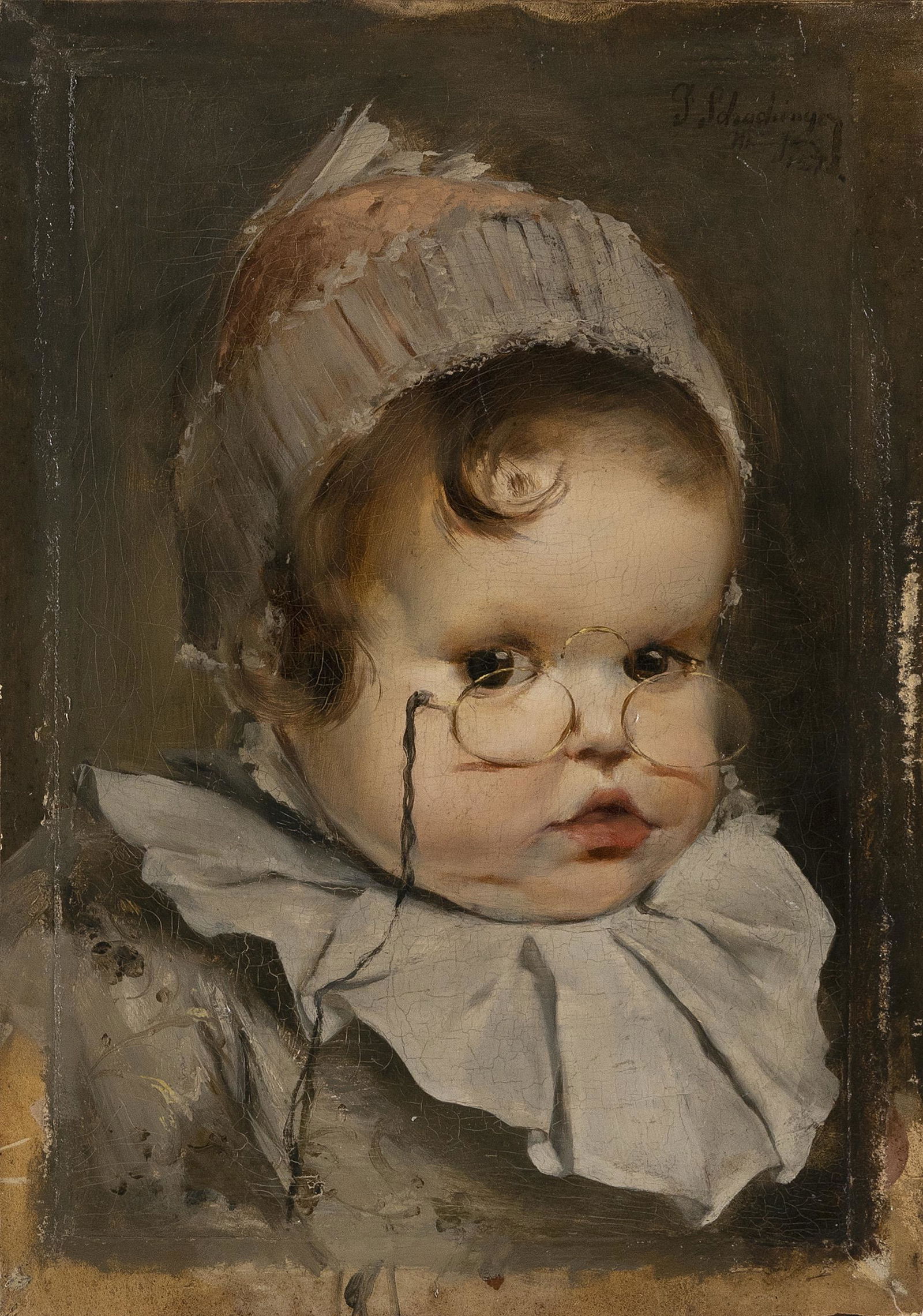 GABRIEL SCHACHINGER (Germany, 1850-1912), Young child (1 of 3)