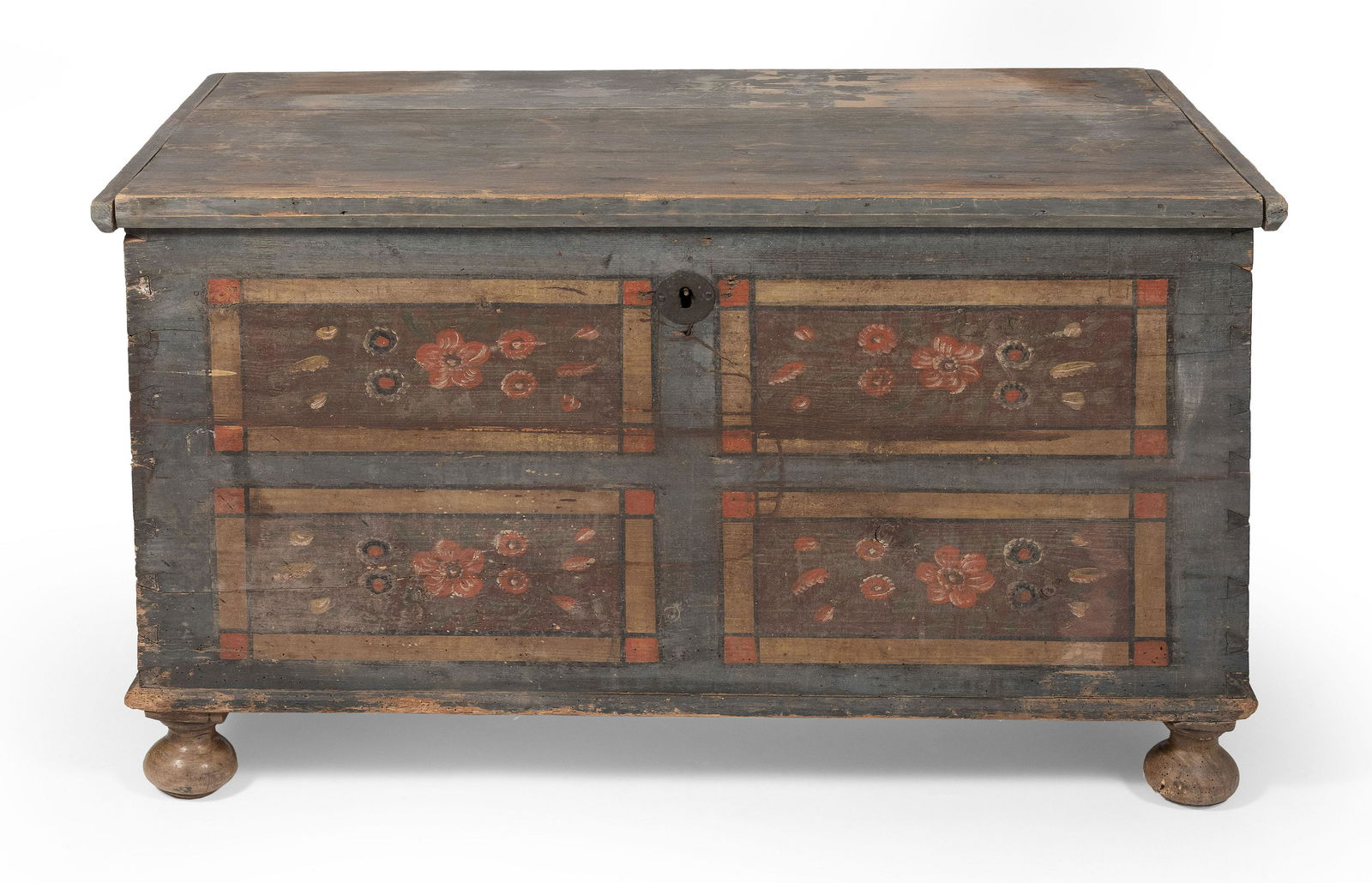 NORTHERN EUROPEAN PINE BLANKET CHEST 19th Century (1 of 1)