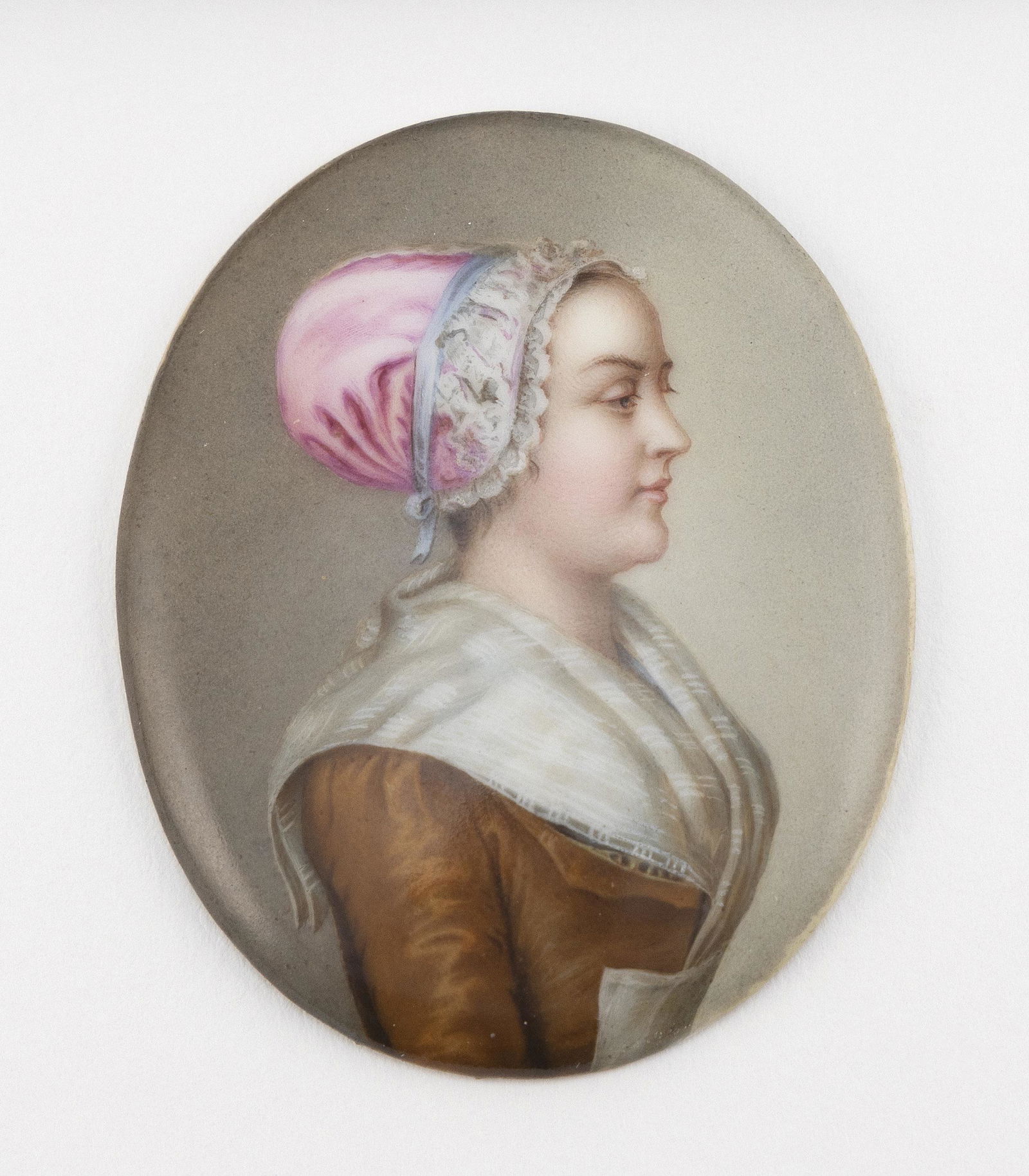 HENRY BUCKER HAND-PAINTED PORCELAIN PLAQUE AFTER (1 of 2)