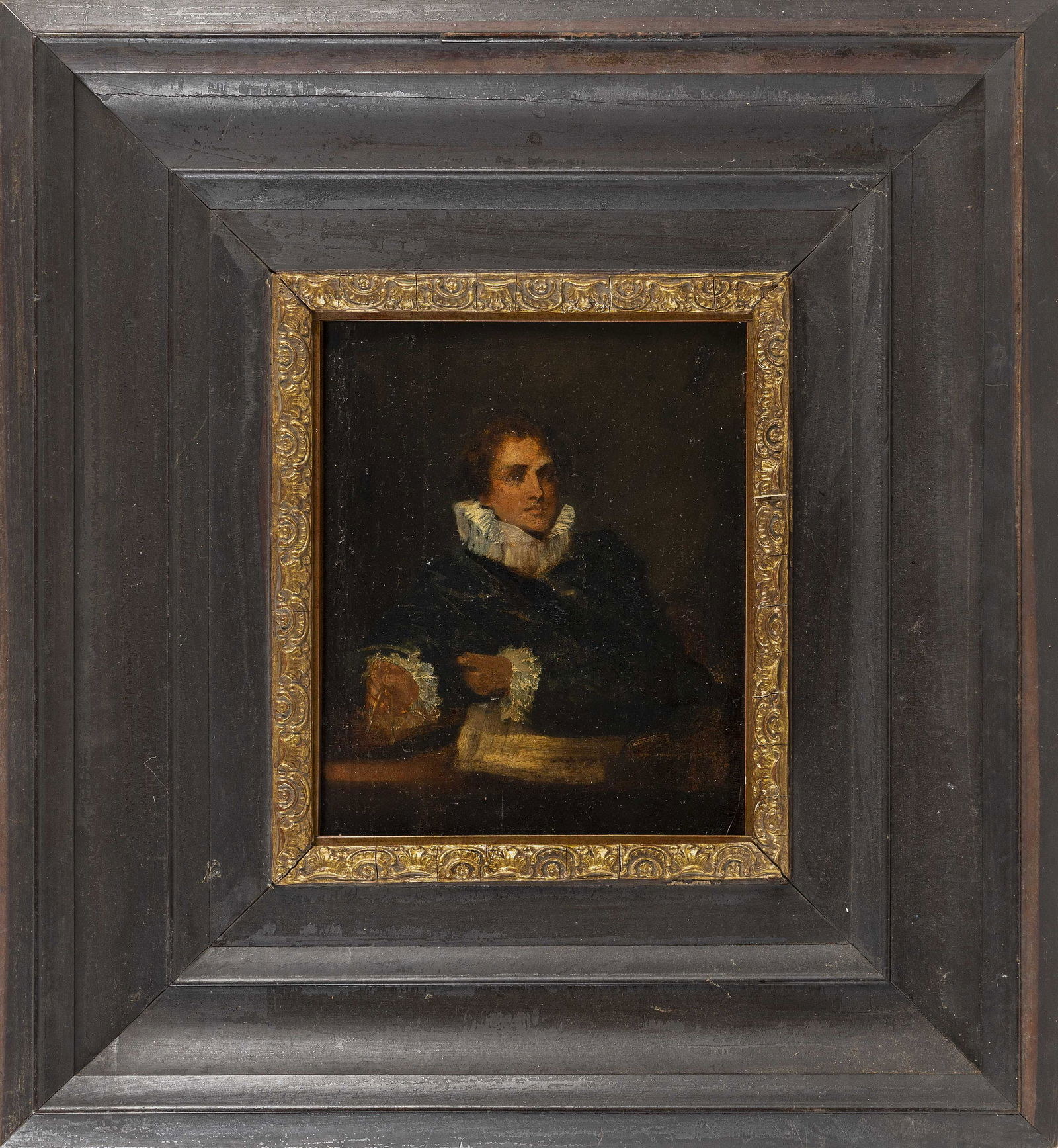 ENGLISH SCHOOL (17th/18th Century,), Portrait of a (1 of 2)