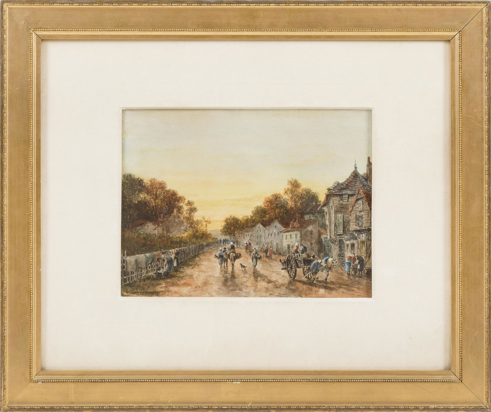 LOUIS ETIENNE TIMMERMANS (France/Belgium, 1846-1910), (1 of 2)